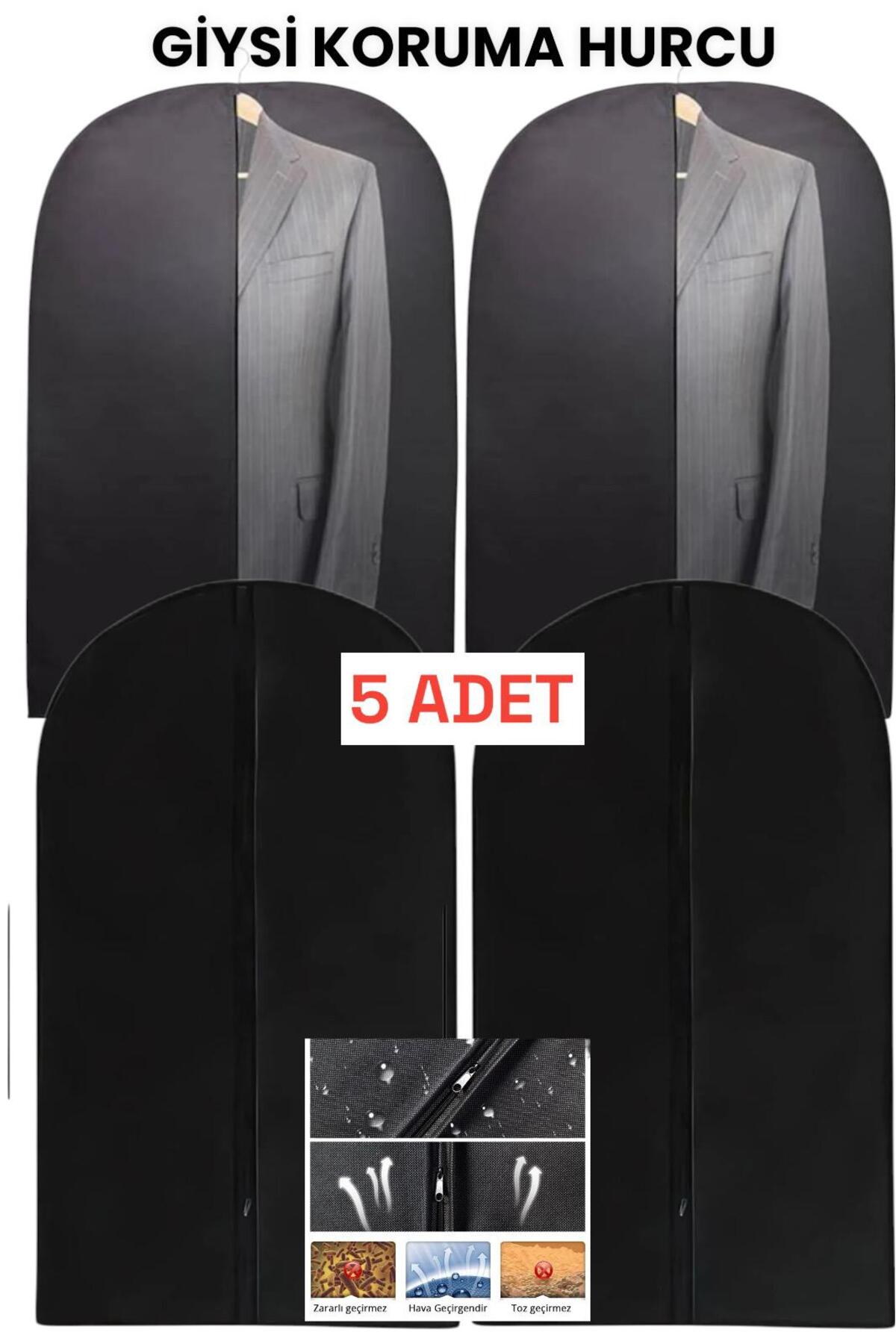 5Pcs Suit Covers Hurcu Wardrobe Organizer Gamboç 60x100 Clothes Storage Bag