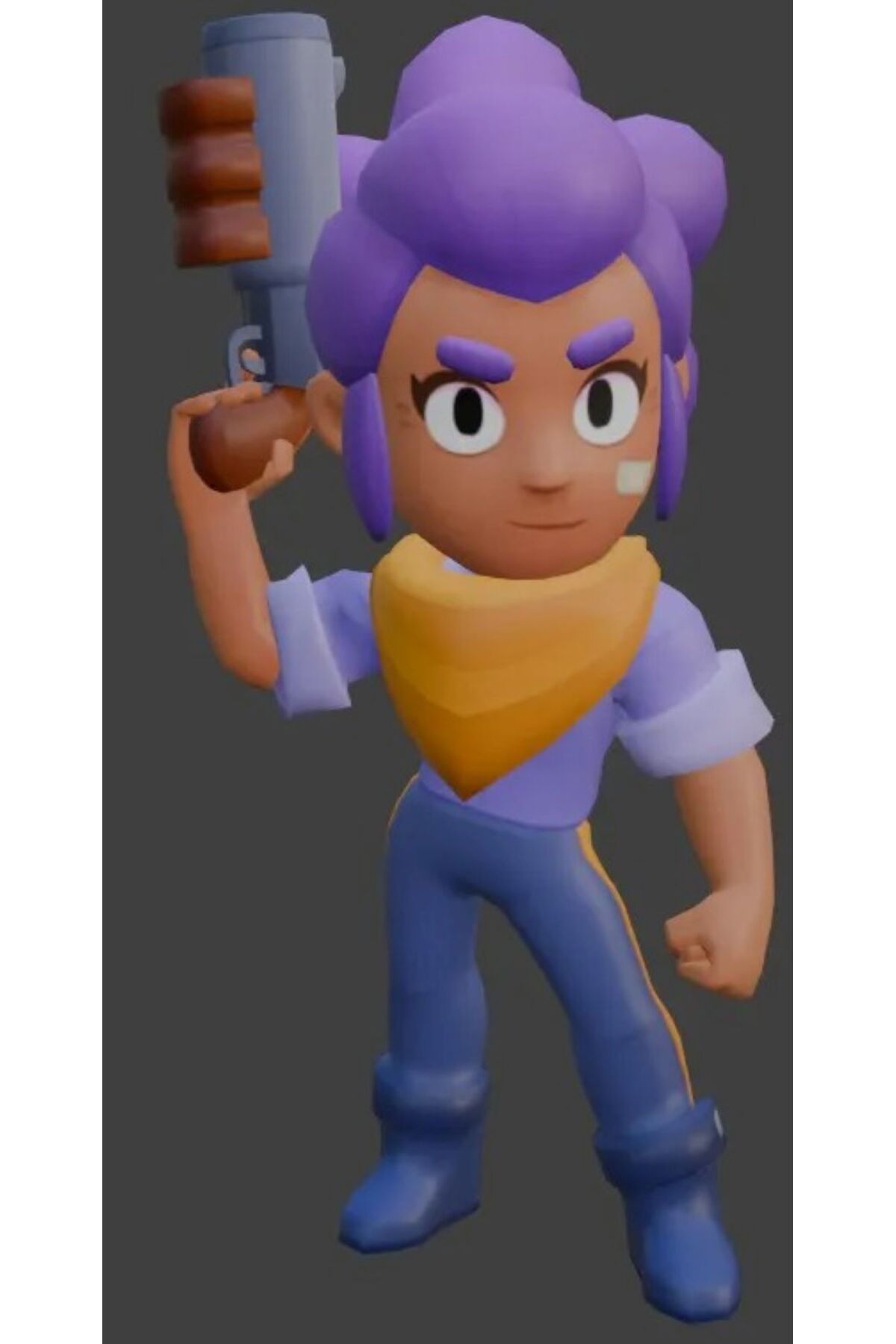 Giftbox3d BRAWL STARS SHELLY KARAKTER FİGÜRÜ 20 CM