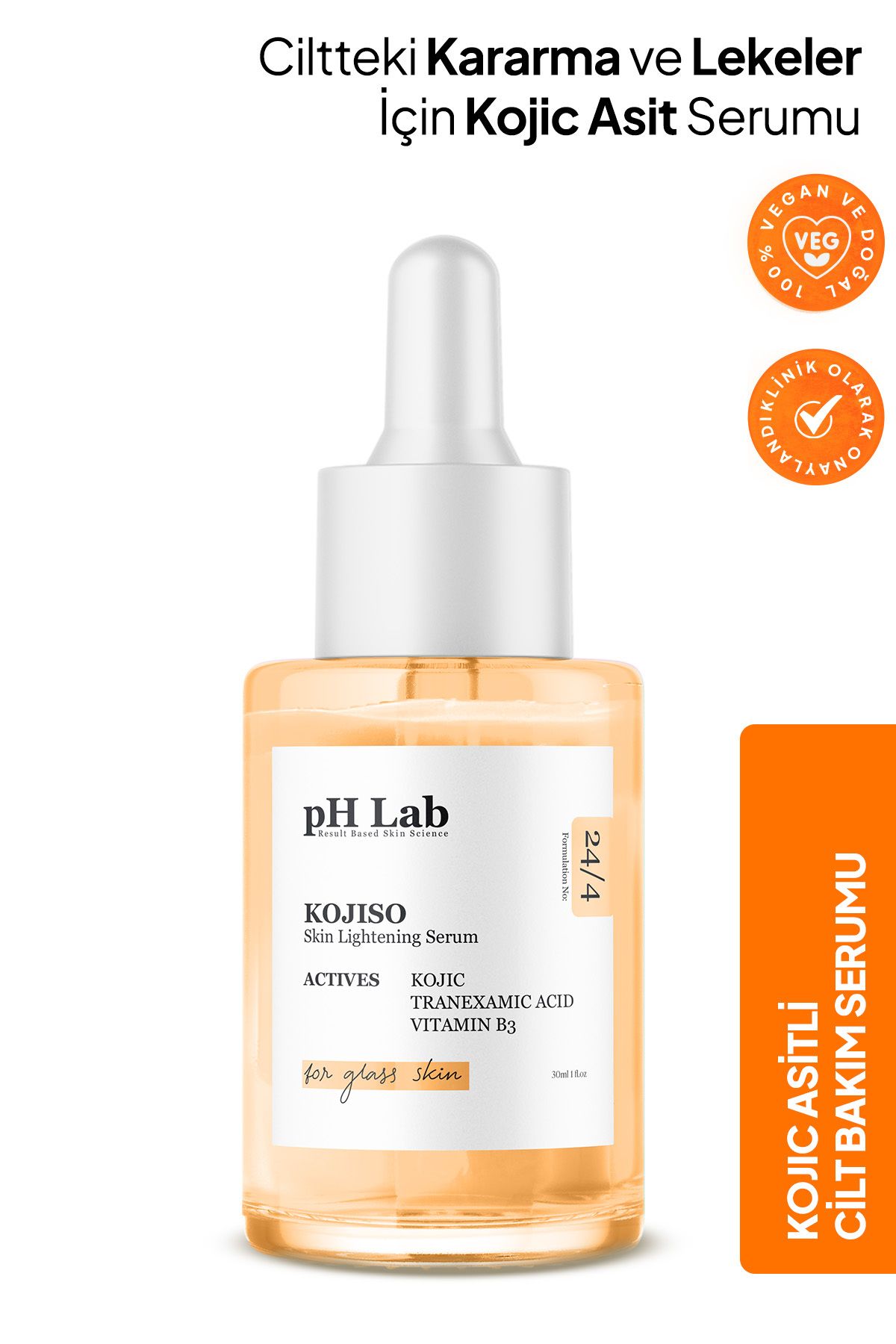 سرم Phlab Phlab Kojiso Kojic Acid سرم ضد لک با اثر زردچوبه و کوجیک اسید