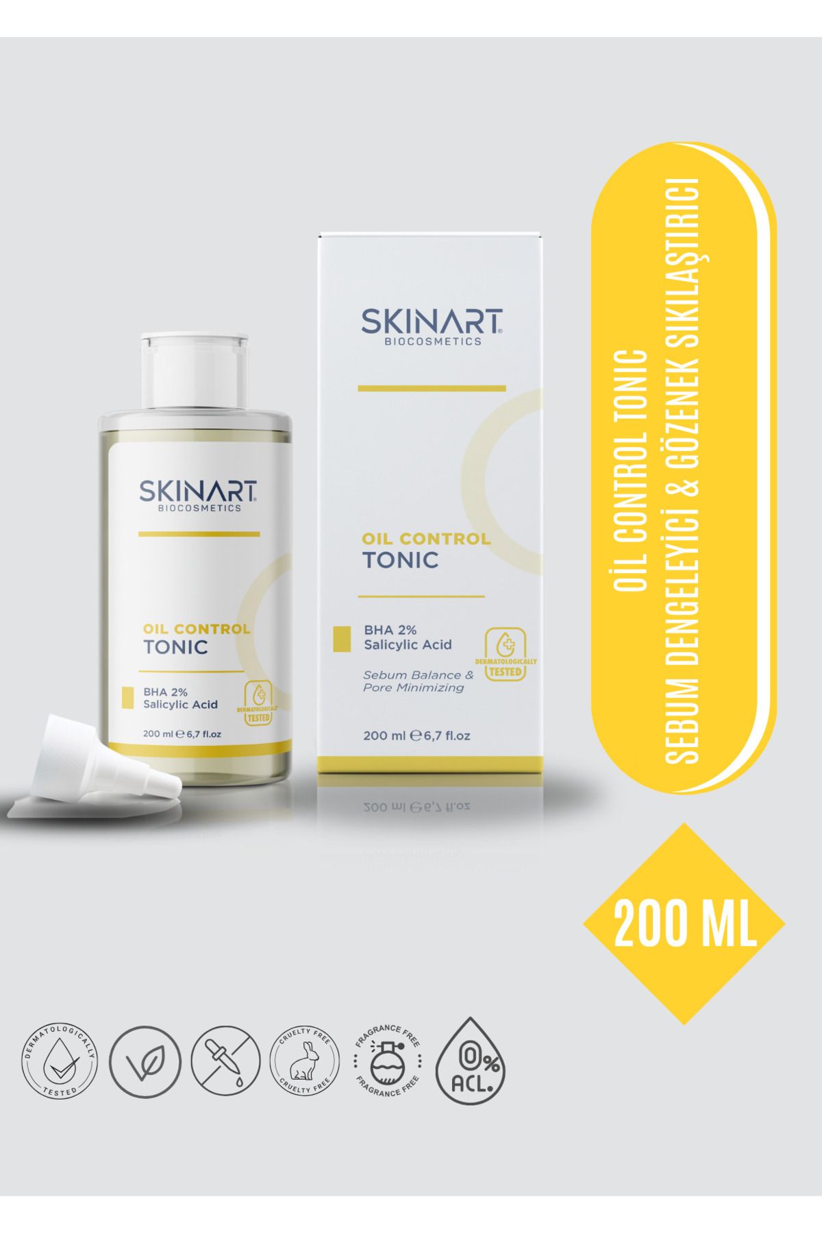 SkinArt Gözenek Sıkılaştırıcı ve Sebum Dengeleyici Oil Control Tonic