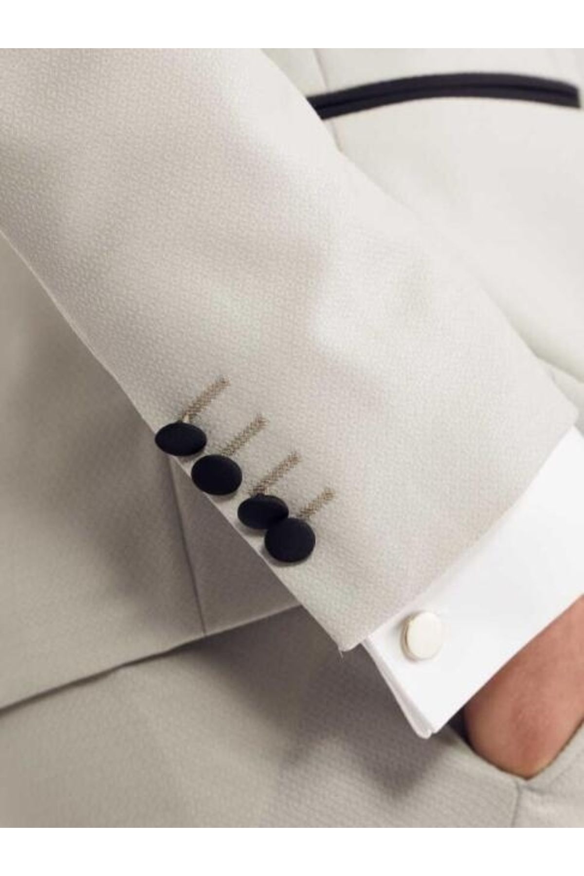 اسموکینگ نود مردانه SLIM FIT 6 DROP اورجینال Bisse