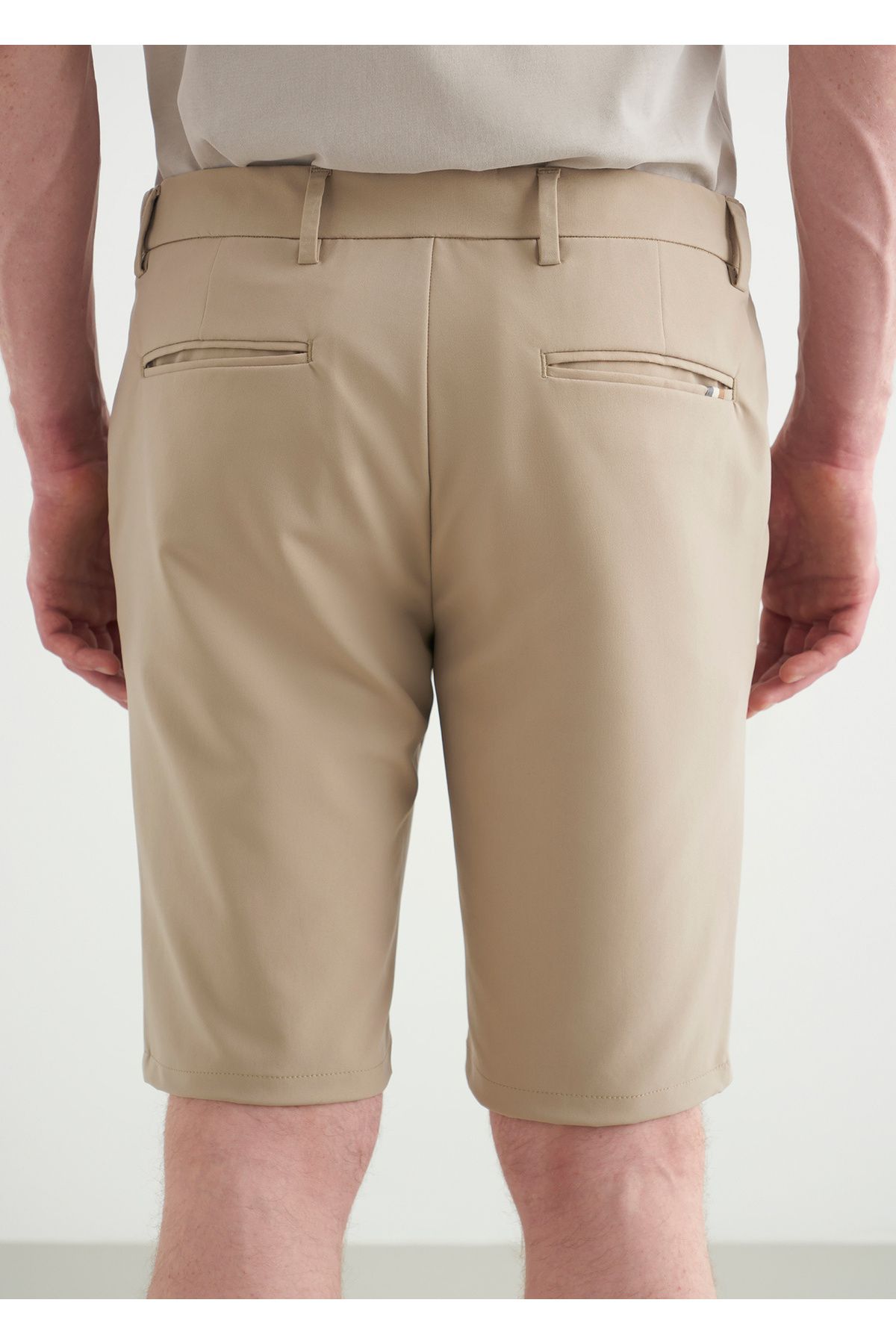 Boris Becker-Beige Color Formal Shorts 5