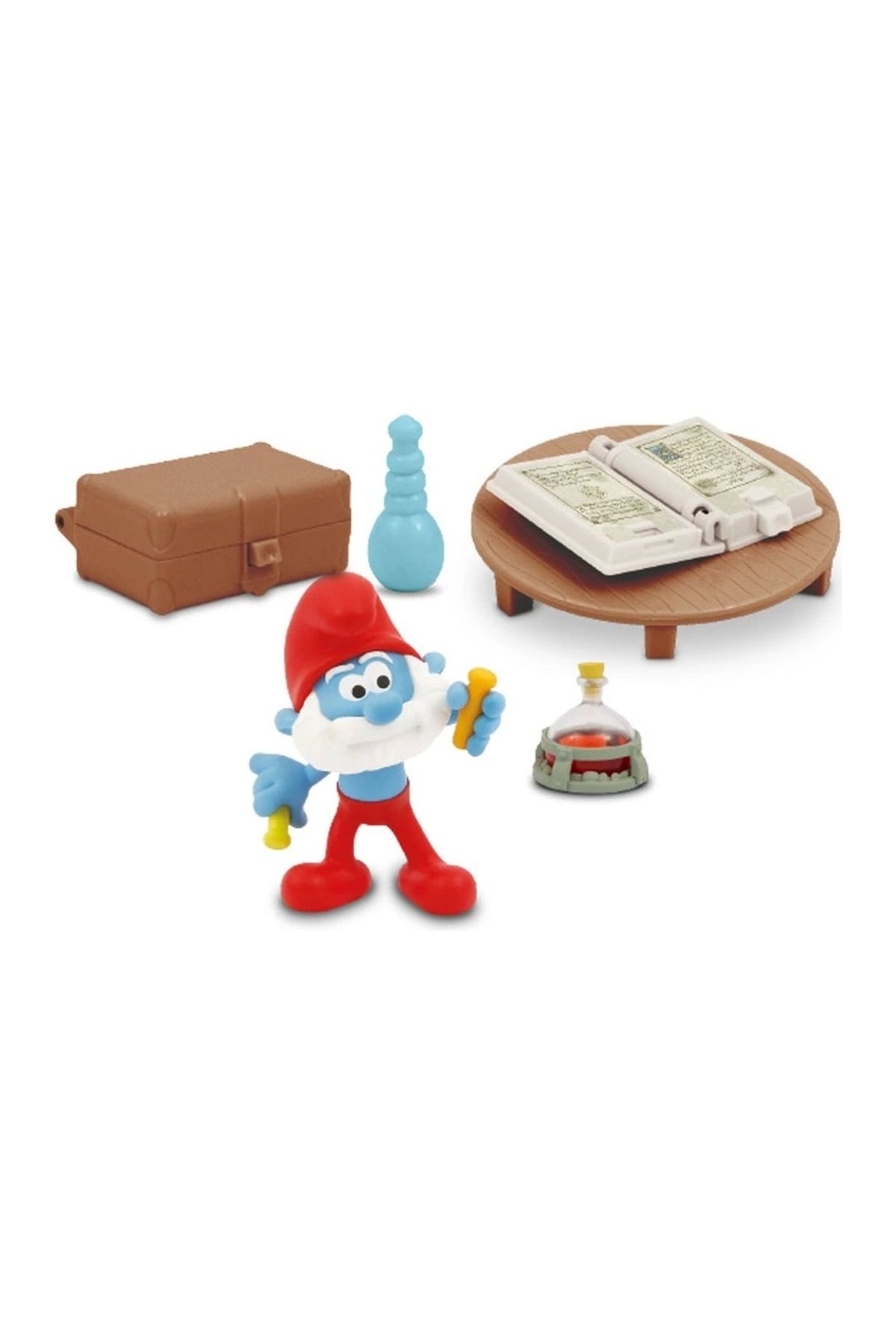 ŞİRİNLER-Smurfs Smurfs Figure Game Set Puf18000 -Set with Smurfs Father Figure 2