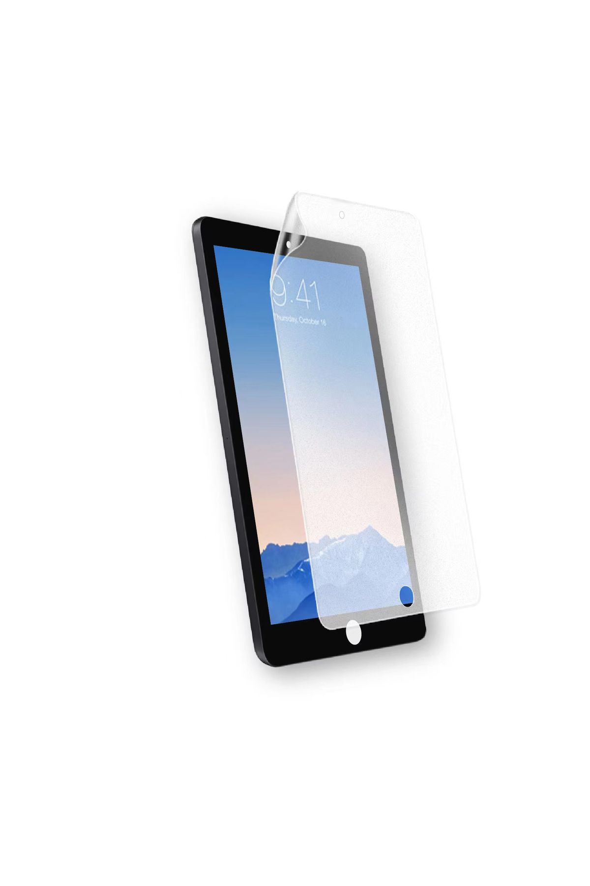 Vexor iPad 9.7 2017 (5.Nesil) Kağıt Hisli Mat Uyumlu Davin Paper Like Tablet Ekran Koruyucu-Renksiz