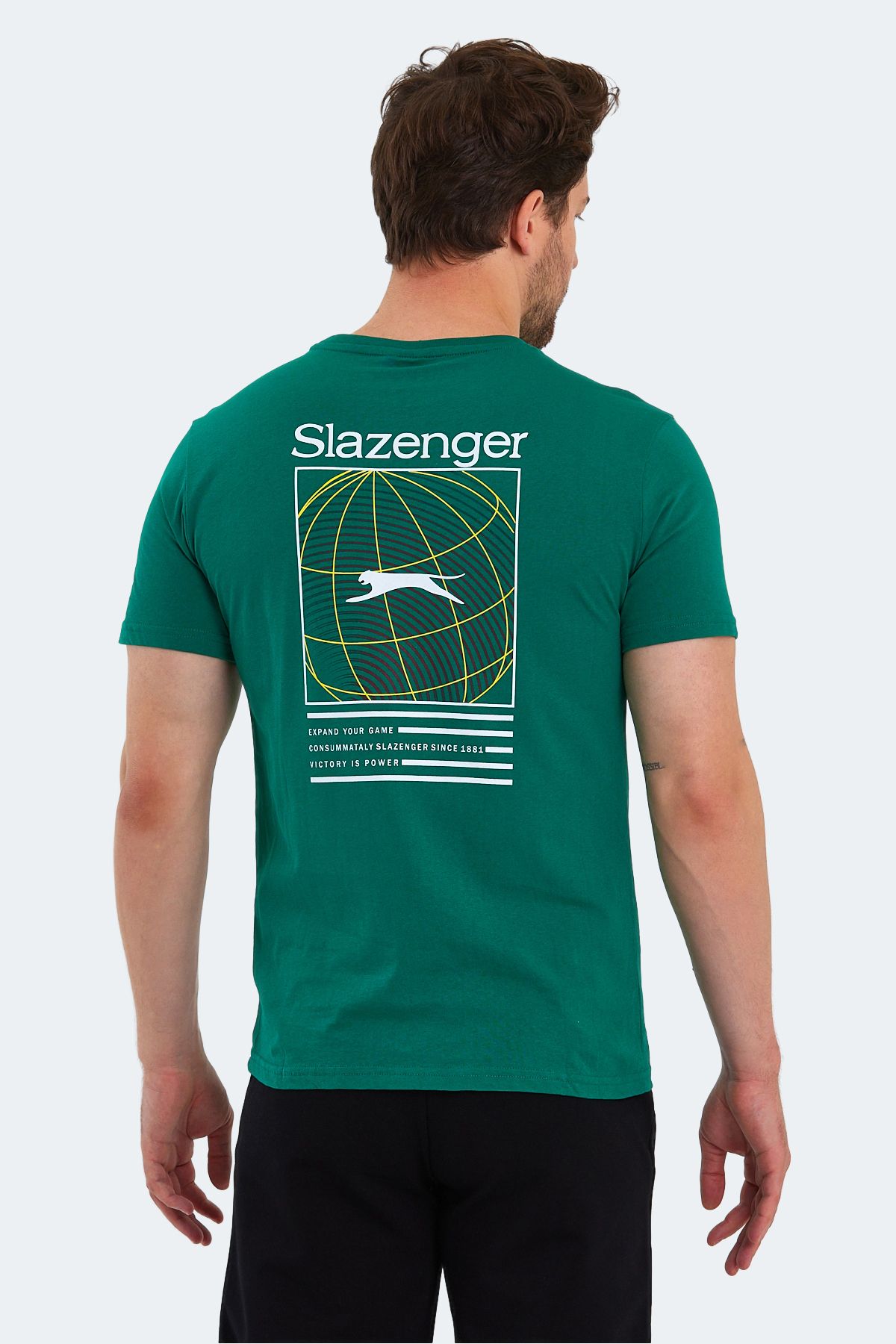 تیشرت مردانه نظرسنجی سبز Slazenger