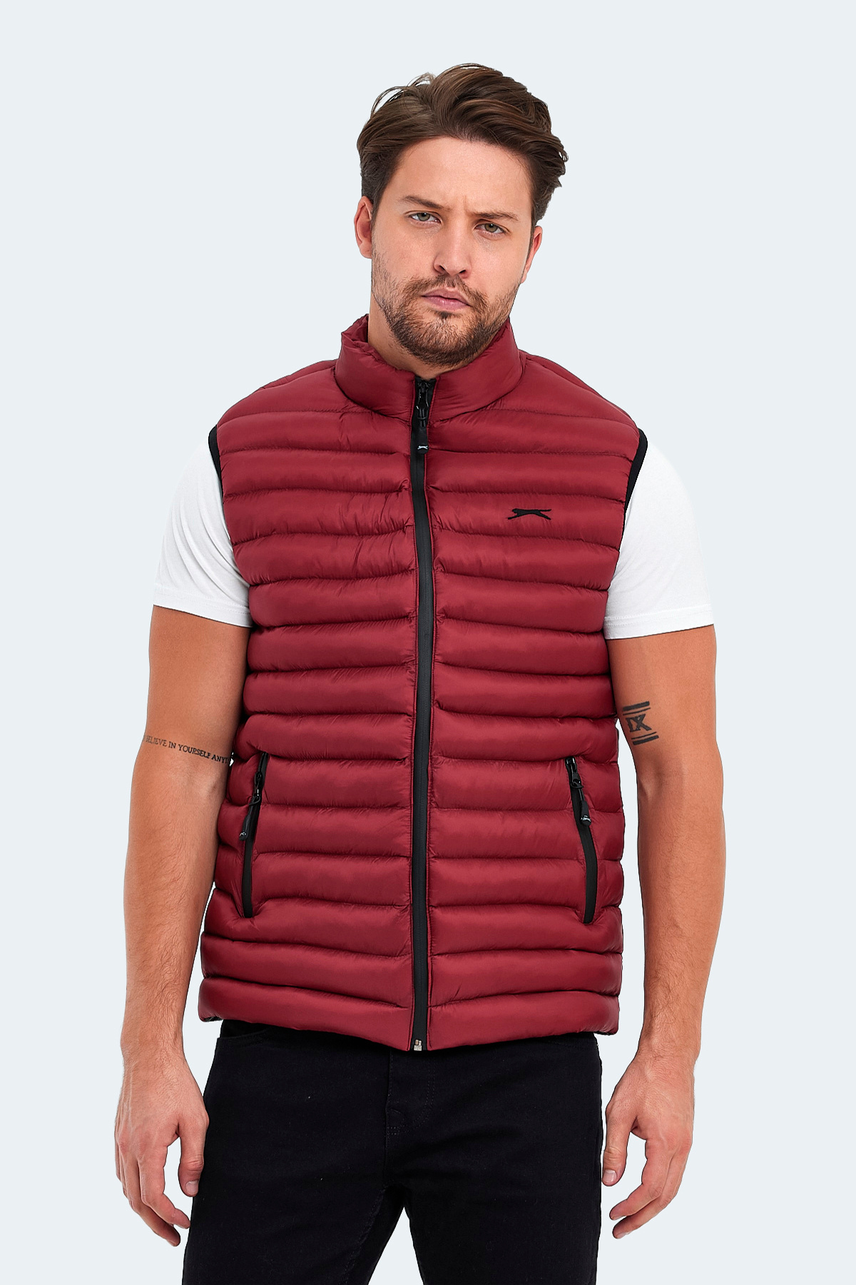 اسلازنگر جلیقه زرشکی مردانه HERA IN