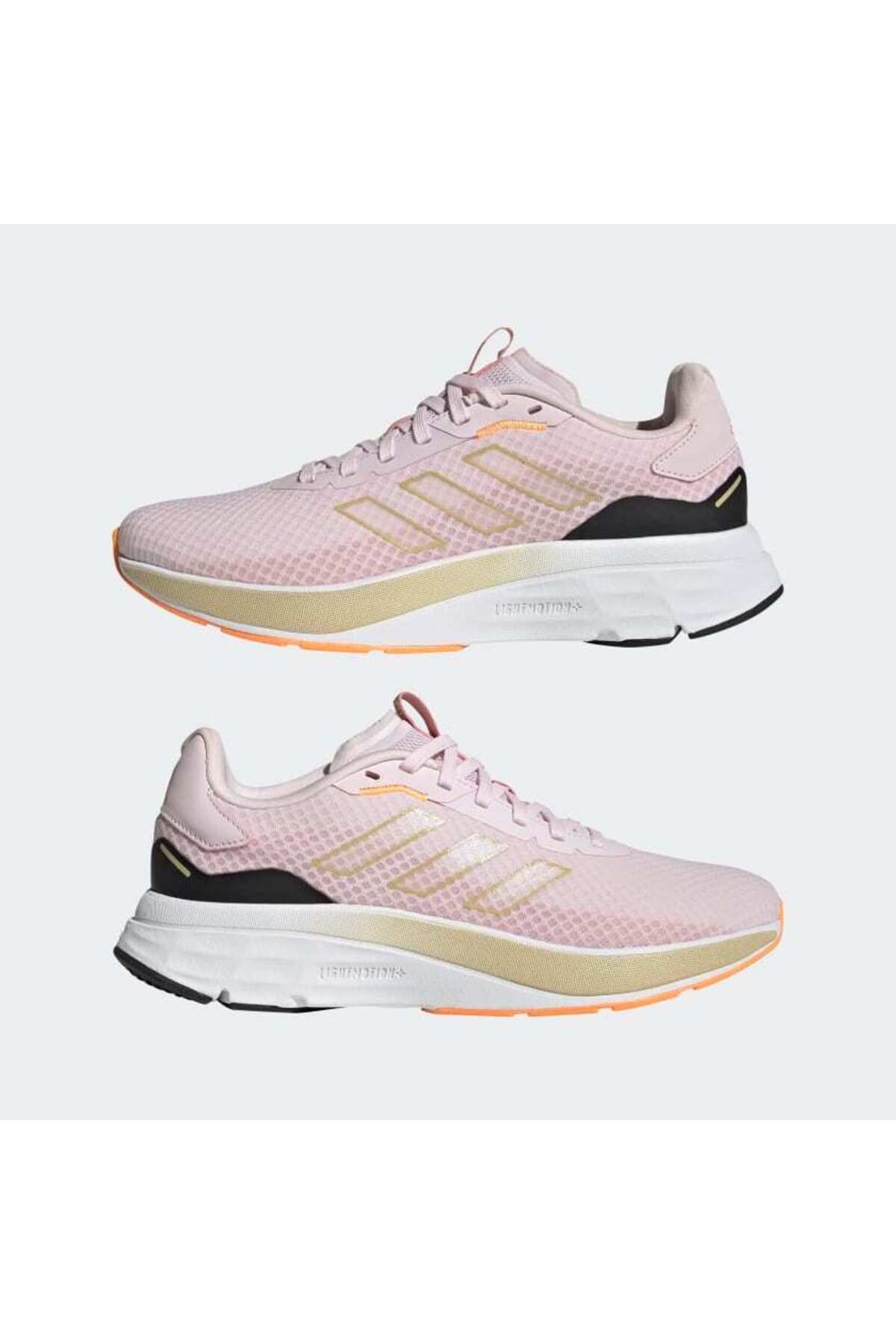 کفش پیاده روی صورتی زنانه پودر سرعت GX0573 اورجینال adidas