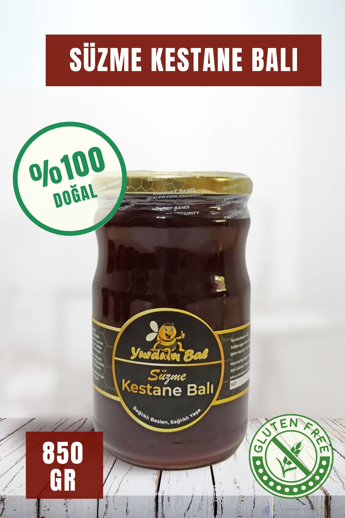 Doğadan İnsana Doğal Süzme Kestane Balı 85 gr