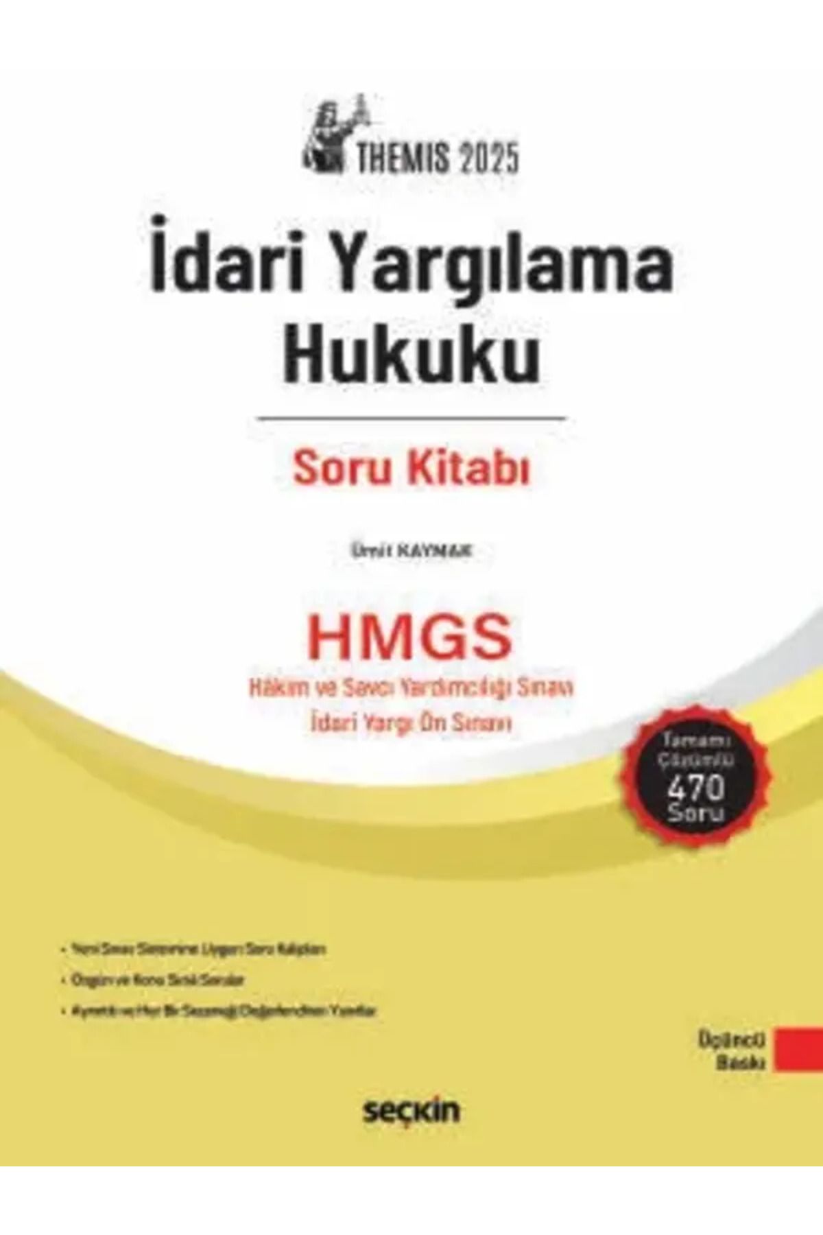 Seçkin Yayıncılık THEMIS – İdari Yargılama Hukuku Soru Kitabı Ümit Kaymak