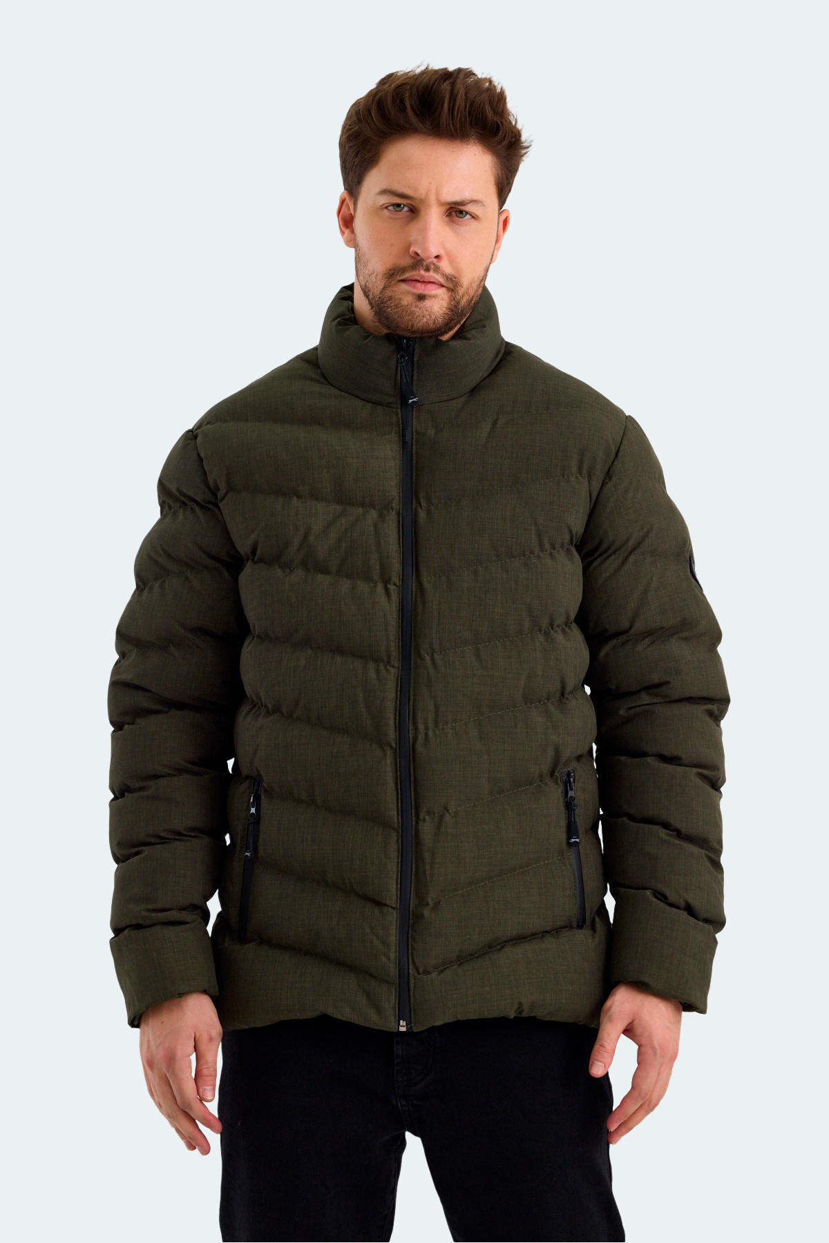 اسلازنگر پالتو و کاپشن مردانه هد نیو این خاکی