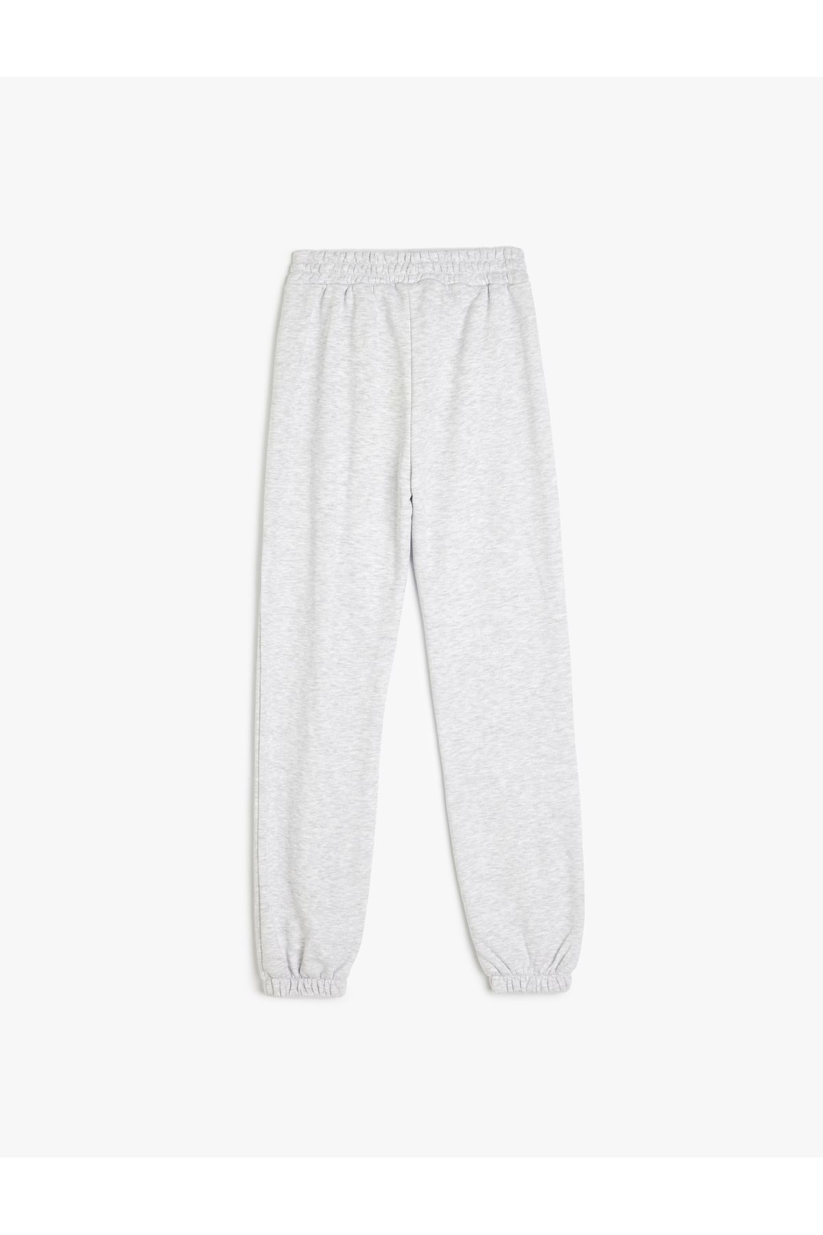 Koton-Drawstring, printed detail, pockets, jogger sweatpants. 2