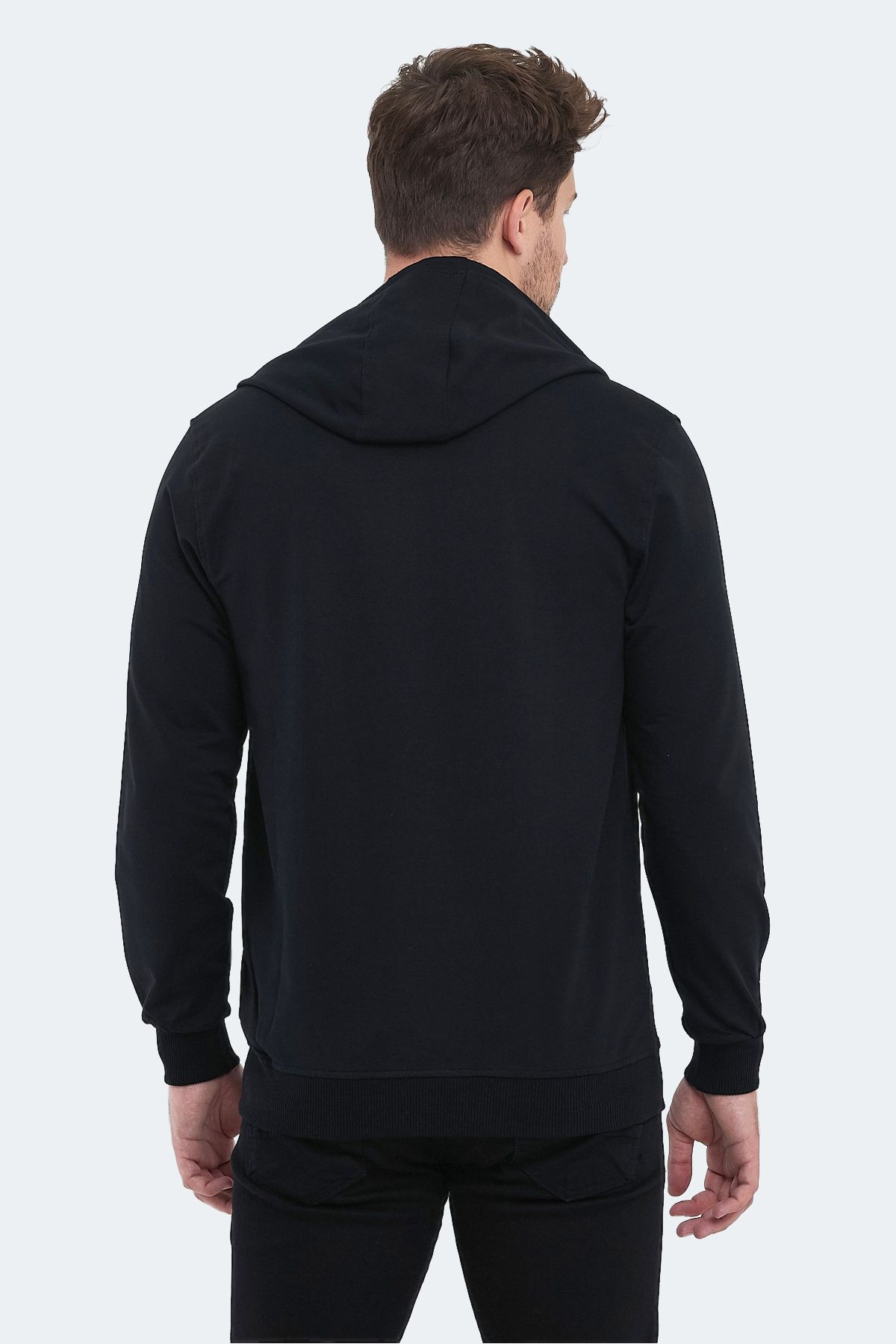 Obra In Sweatshirt مردانه مشکی Slazenger