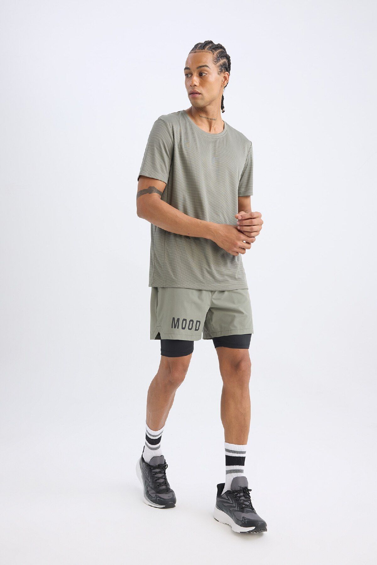 DeFacto-Defactofit Slim Fit Slim Fit Sports Woven Shorts Z2147Az25Sp 2