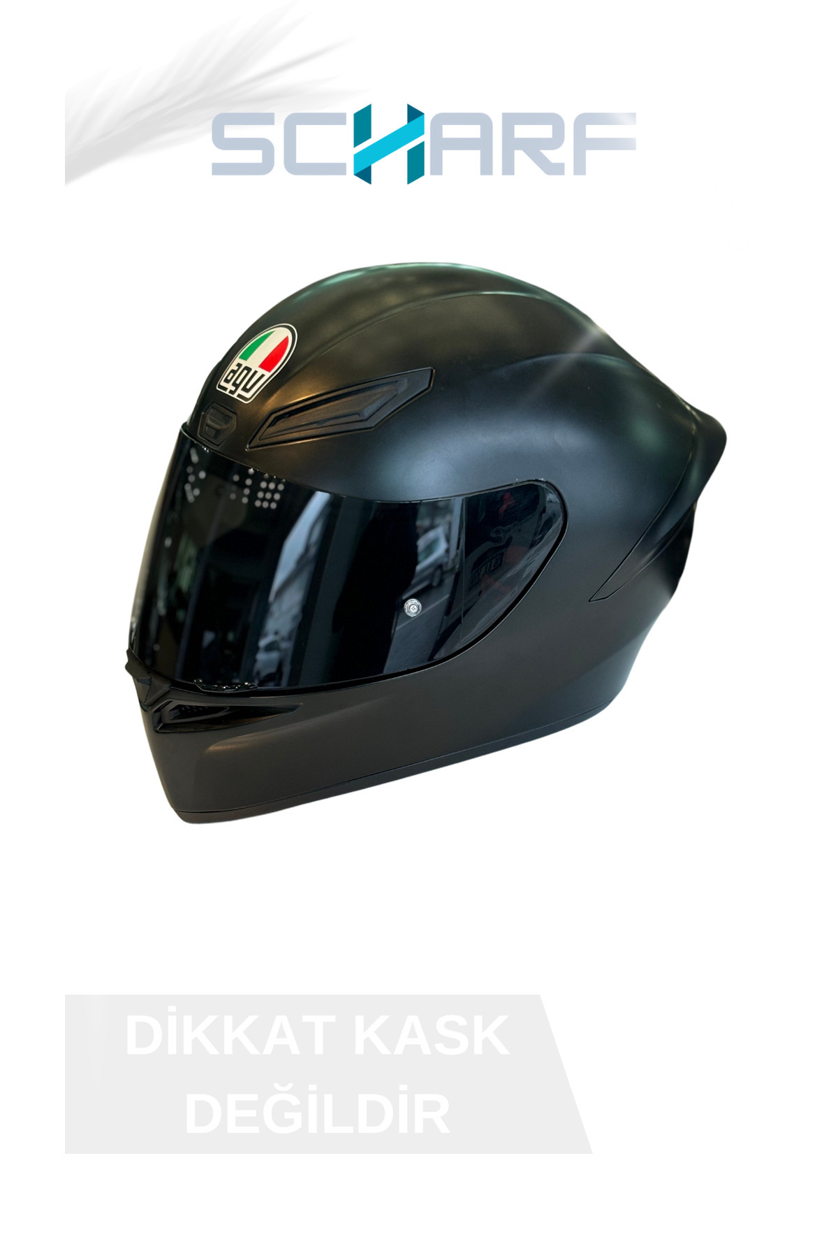 scharf Agv K1/k1 S/k1 Mono/k-5/k-5s Uyumlu Smoke S Vizör(SADECE KASK CAMIDIR.)