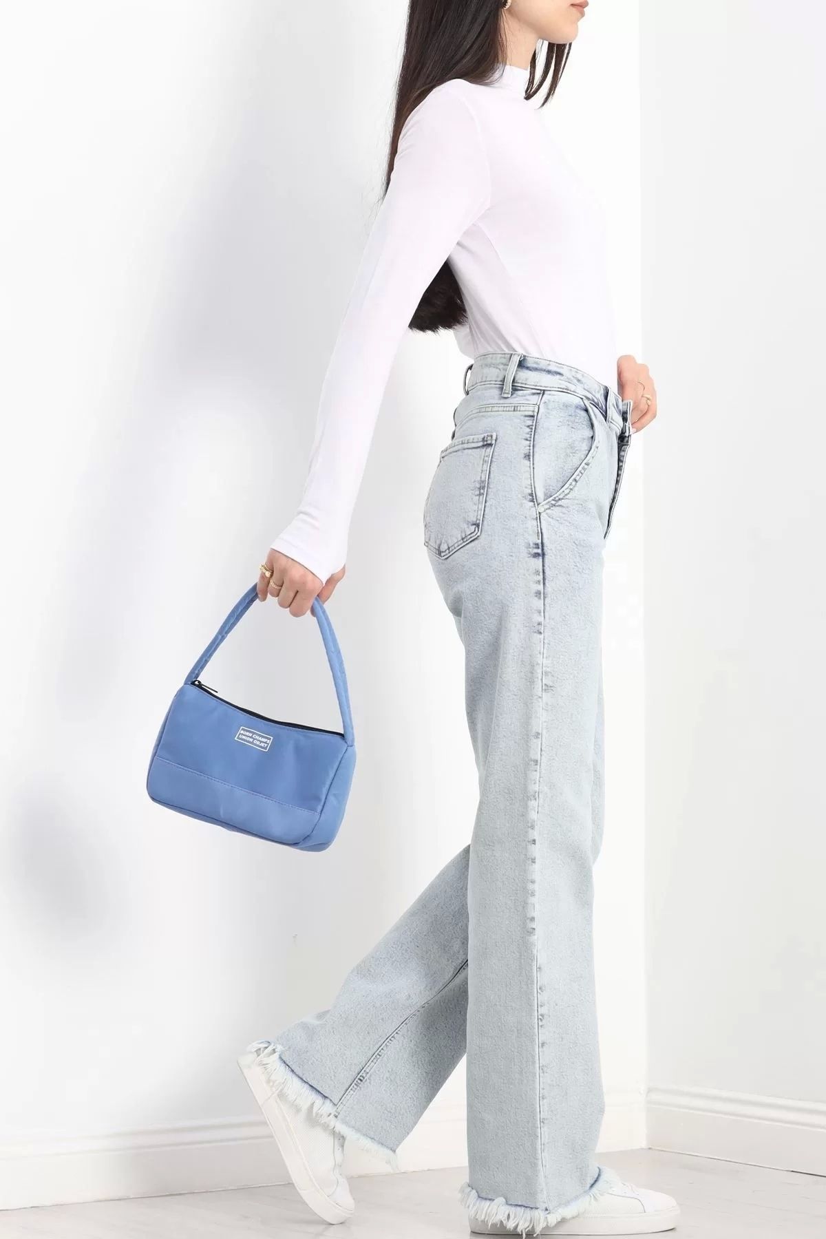 MrsQuenn-Ice Blue Palazzo Jeans - Tassels on the Leg, 19490.1900 6