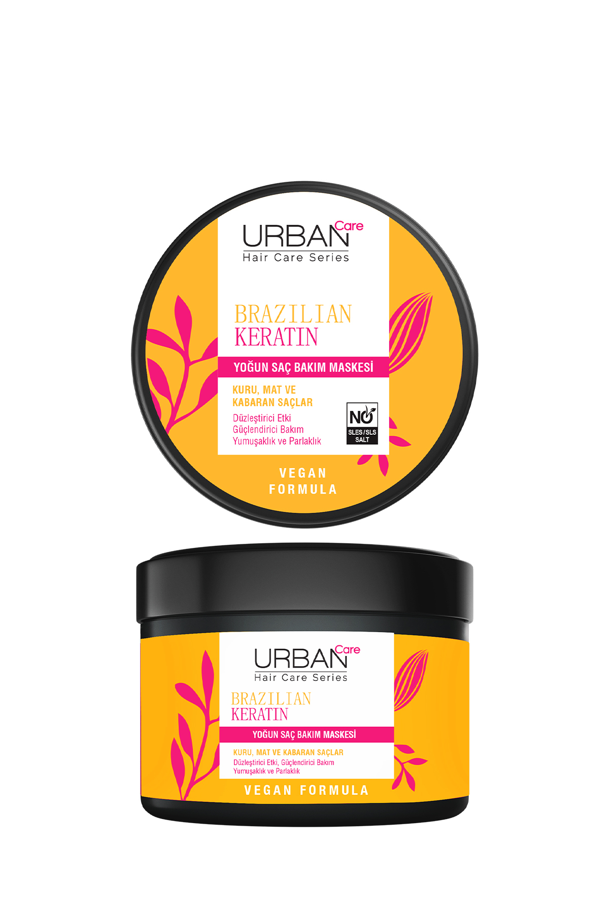 Brezilya Keratin Düzleştirici Etkili Yoğun Saç Bakım Maskesi-230 ml-vegan — 8680690720185 — تصویر 3 از 7