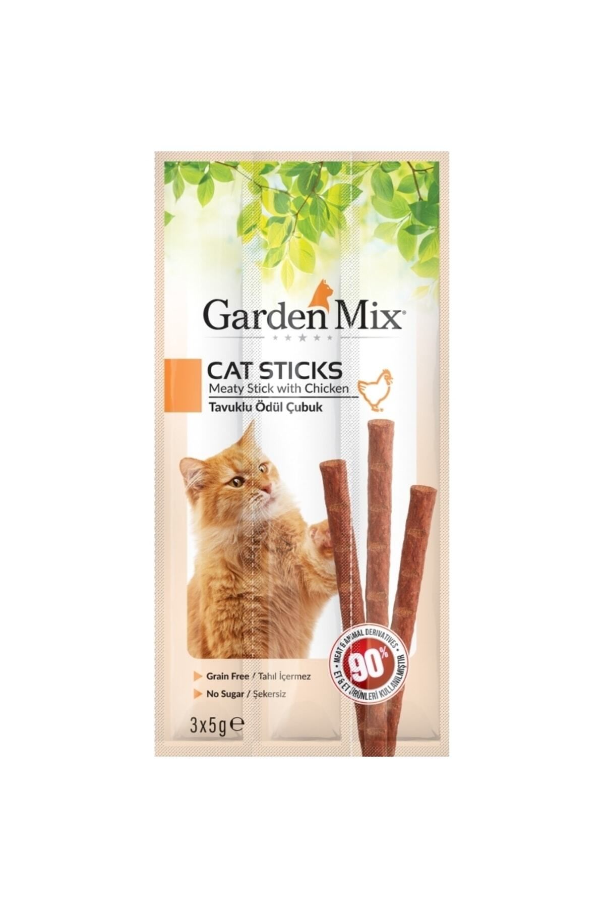 Gardenmix Tavuklu Kedi Stick Ödül 3*5g 50 Li