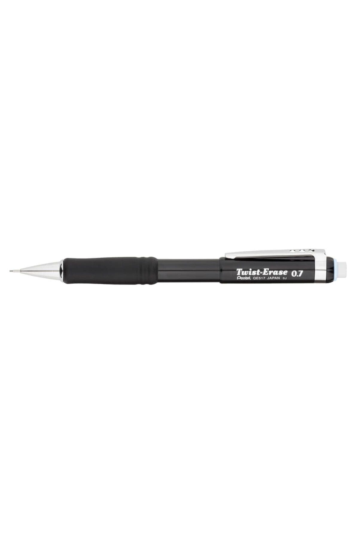 Pentel Twist-Erase Versatil Kalem 0.7 mm Siyah QE517-AX