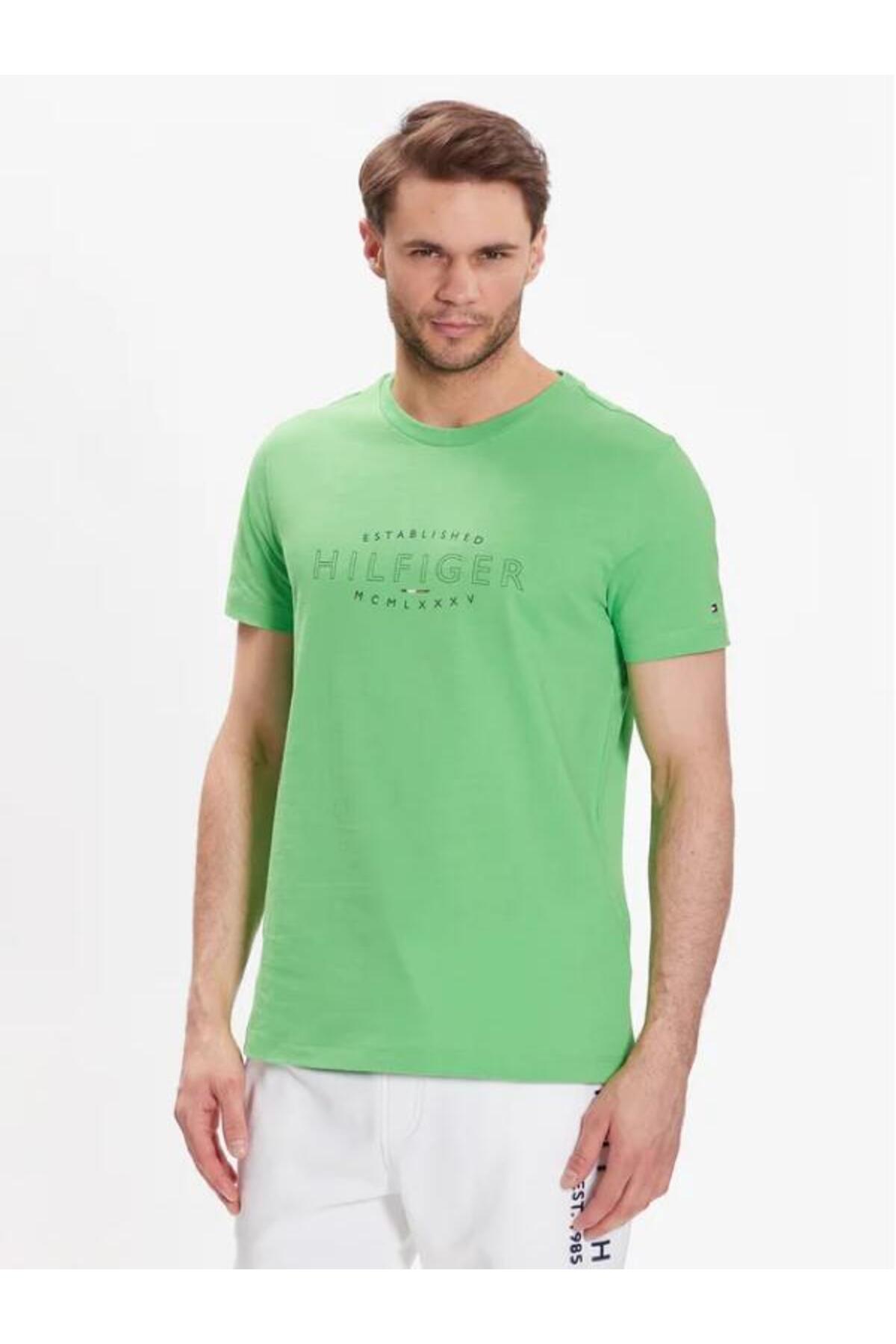 تامی هیلفیگر تی‌شرت مردانه طرح منحنی