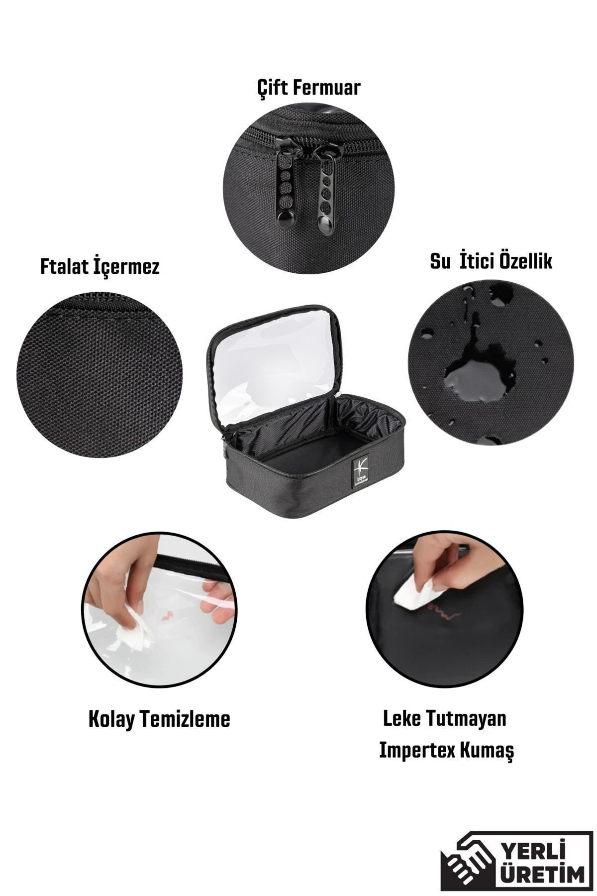 کیف لوازم آرایش زنانه | Kityuu makeupbagSET4 - تصویر 2