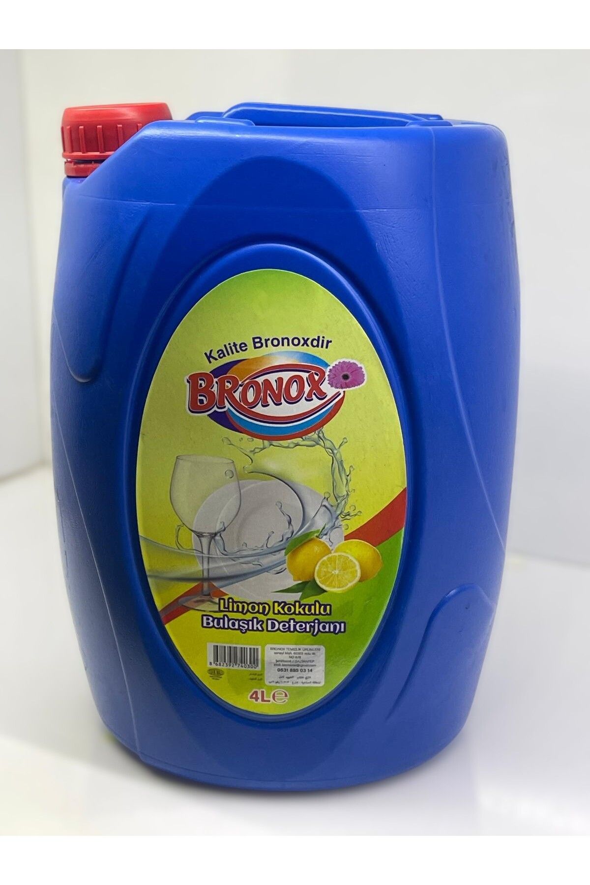 bro nox Limon Kokulu Bulaşık Deterjanı 4 Litre