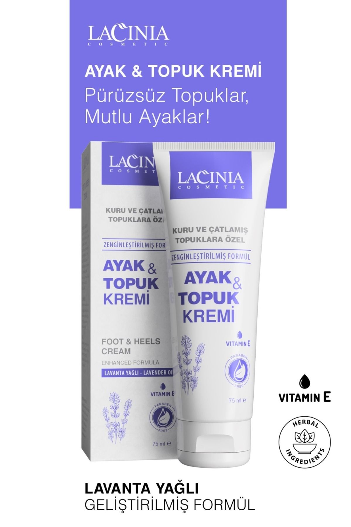 Lacinia Ayak Ve Topuk Kremi 75 ml