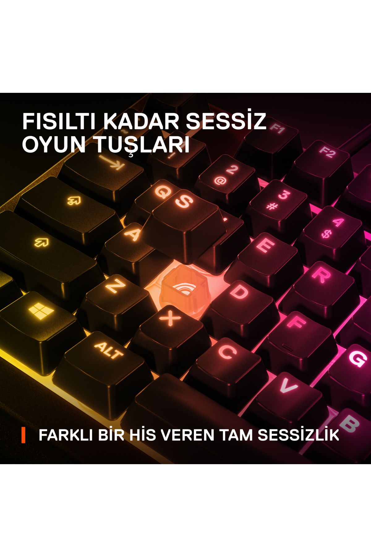 SteelSeries Apex 3 Ssk64808 Tr Q Rgb Membrane Kablolu Gaming (OYUNCU) Klavye-4