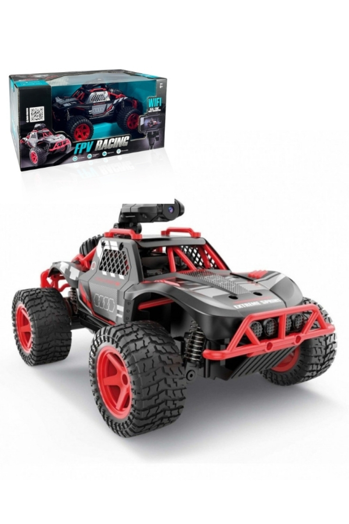 TUENGİ STORE Oyuncak Uzaktan Kumandalı Şarjlı Full Fonksiyon Wifi Kameralı Off Road Araba fotoğrafı 7 (önizleme)