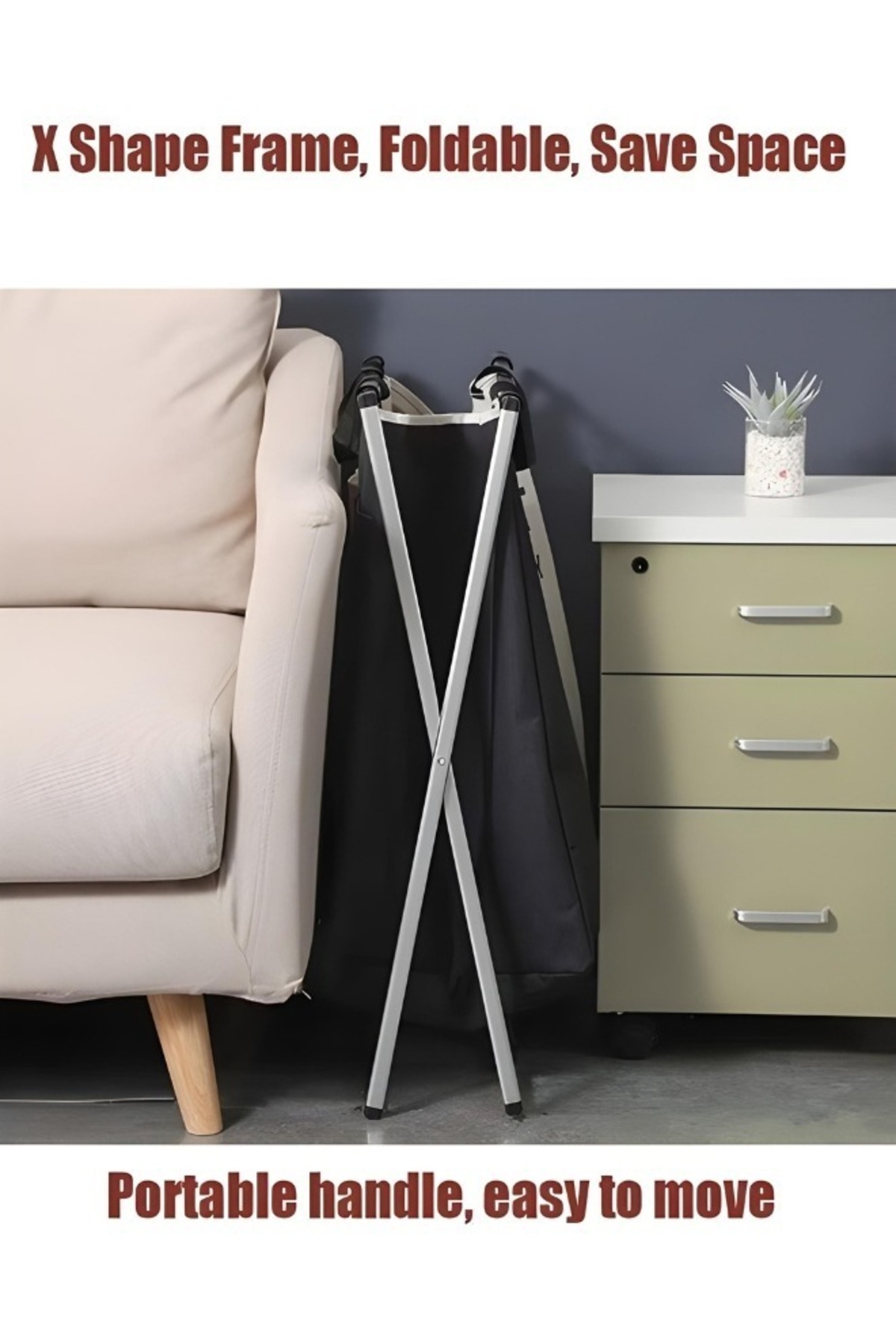 سلة تخزين الغسيل متعددة الألوان