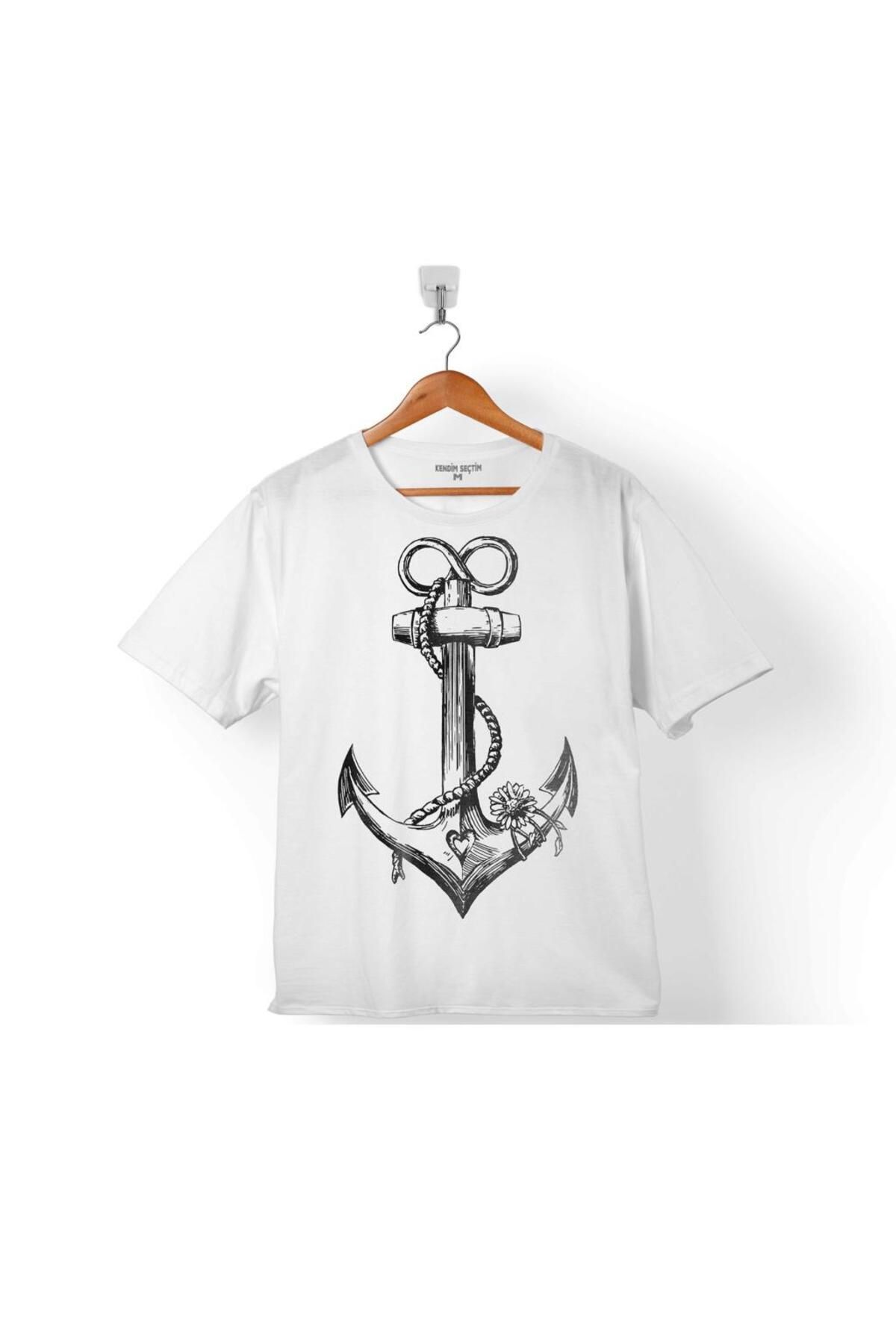 Kendim Seçtim Ancoră Ancoră Ancoră Barcă Cu Pânze Pescar Tricou Pentru Copii Unisex - 11–12 years