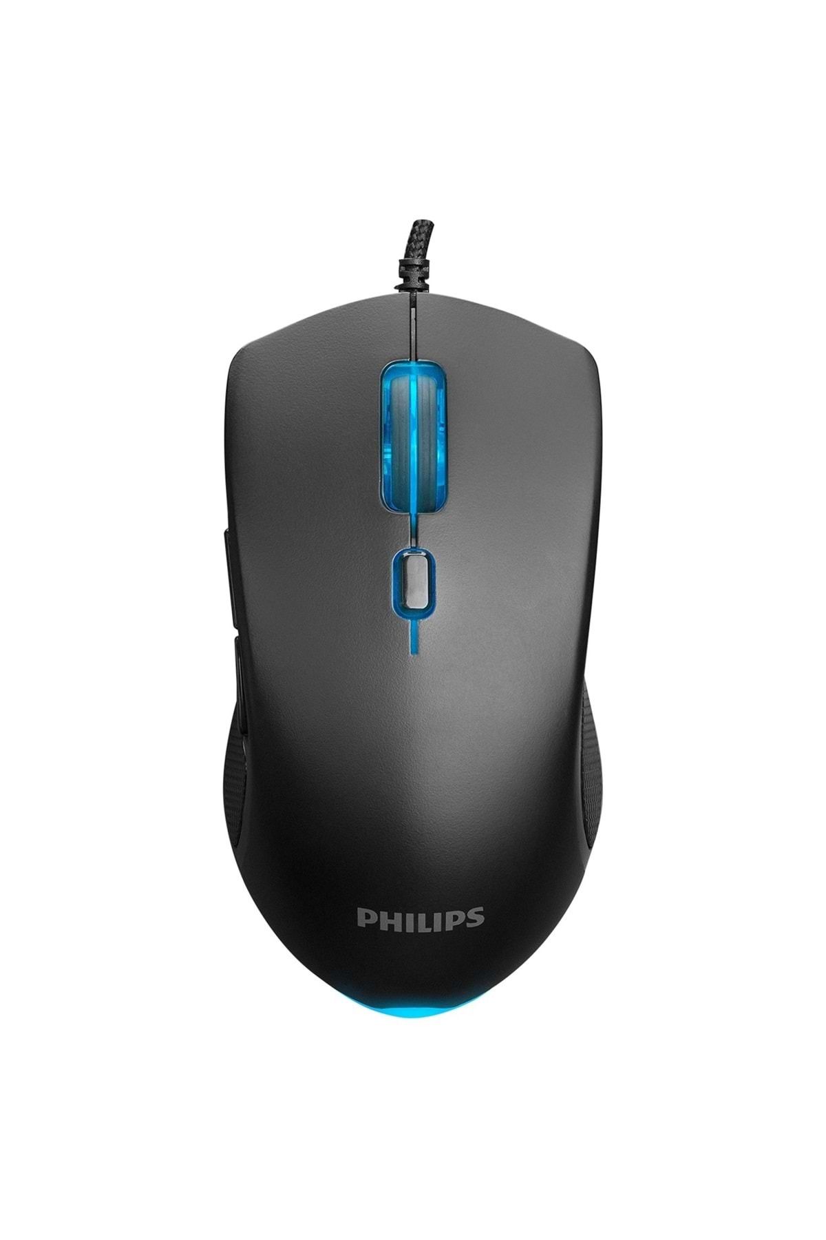 Philips Spk9404 Usb 6 Tuşlu Siyah 800/1000/1600/2400dpi Gaming Oyuncu Mouse