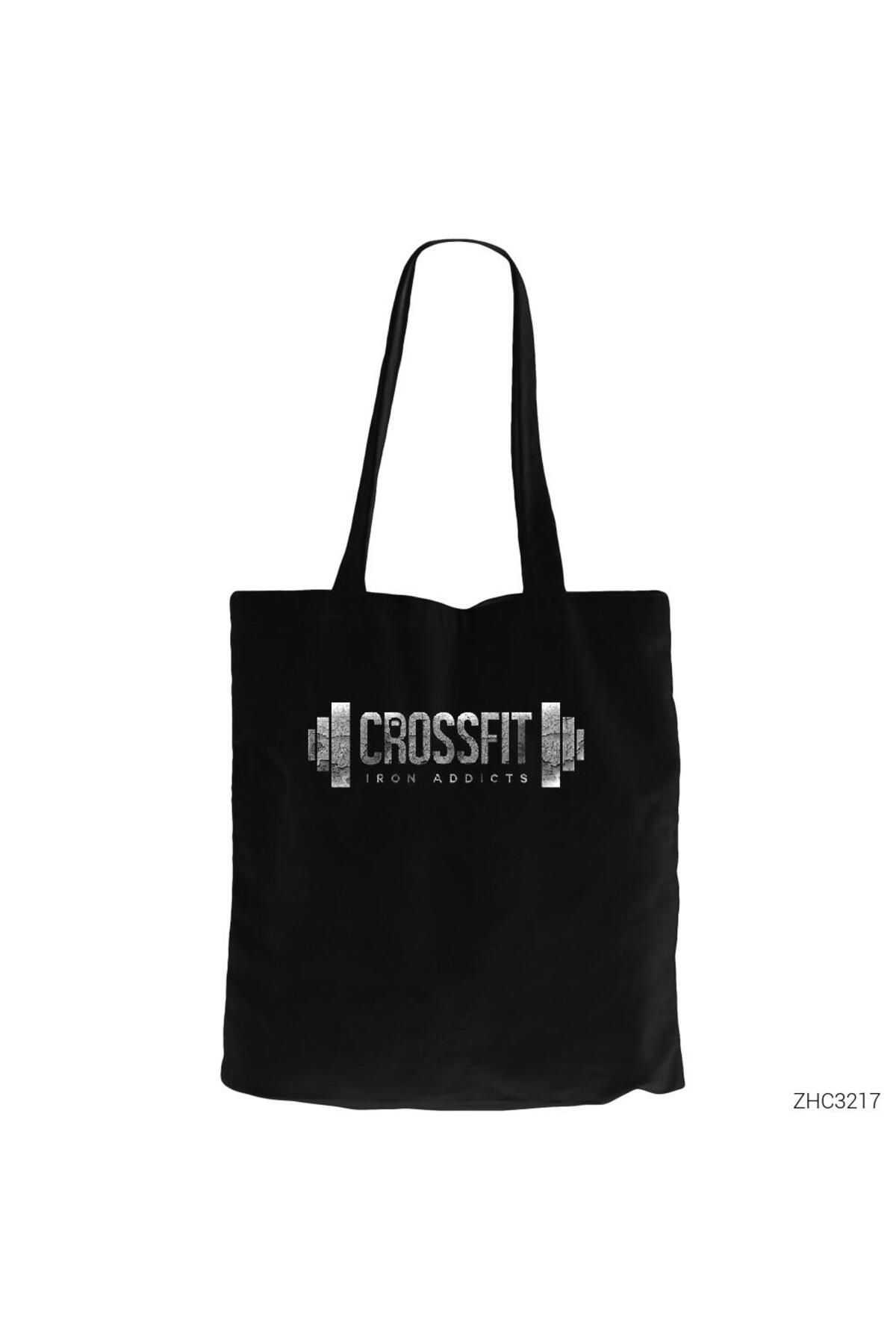 Z zepplin Crossfit Iron Siyah Kanvas Bez Çanta