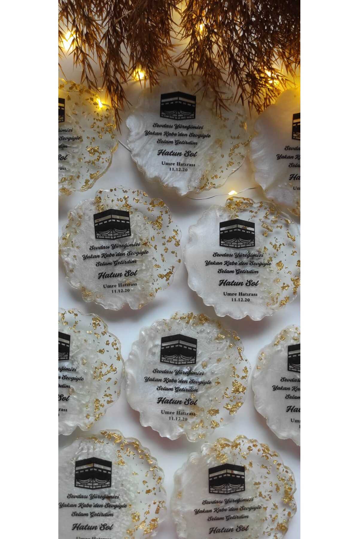 Stories BİRGÜLCE Hac Umre Hediyelikleri 10 Adet Kabe Resimli Epoksi Magnet Hediyelik Hatıra fotoğrafı 5 (önizleme)