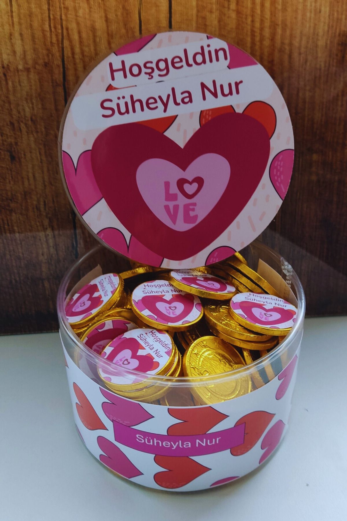 afyoresel 50 Adet Sütlü Kokolin Bebek Doğum Çikolatası