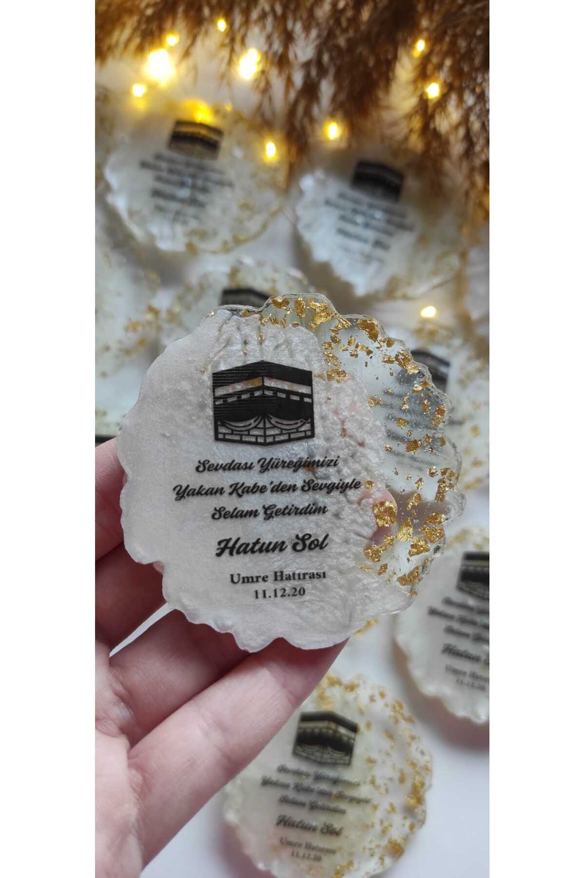 Stories BİRGÜLCE Hac Umre Hediyelikleri 10 Adet Kabe Resimli Epoksi Magnet Hediyelik Hatıra fotoğrafı 4 (önizleme)