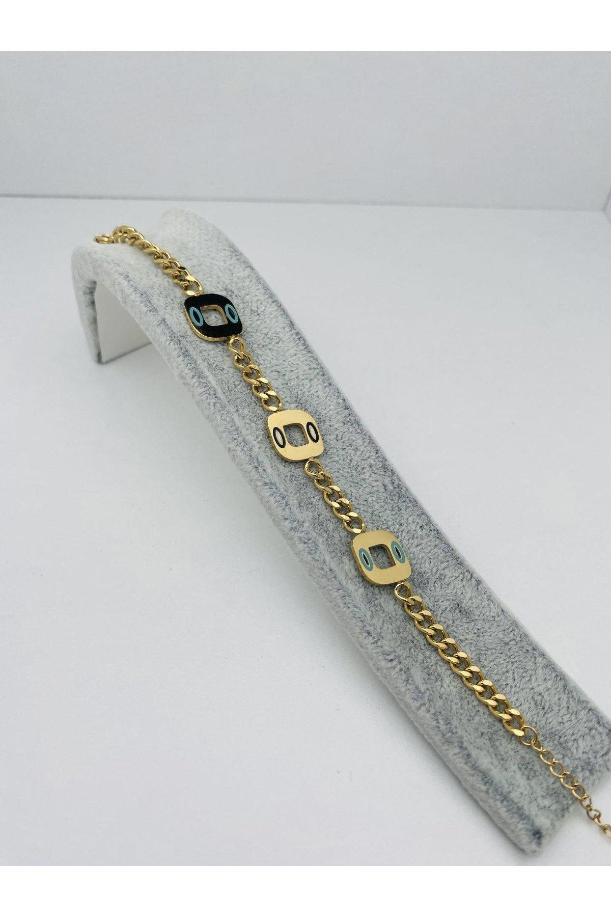 HEDİYELANDY Çelik Bileklik (Gold) Blk 2144