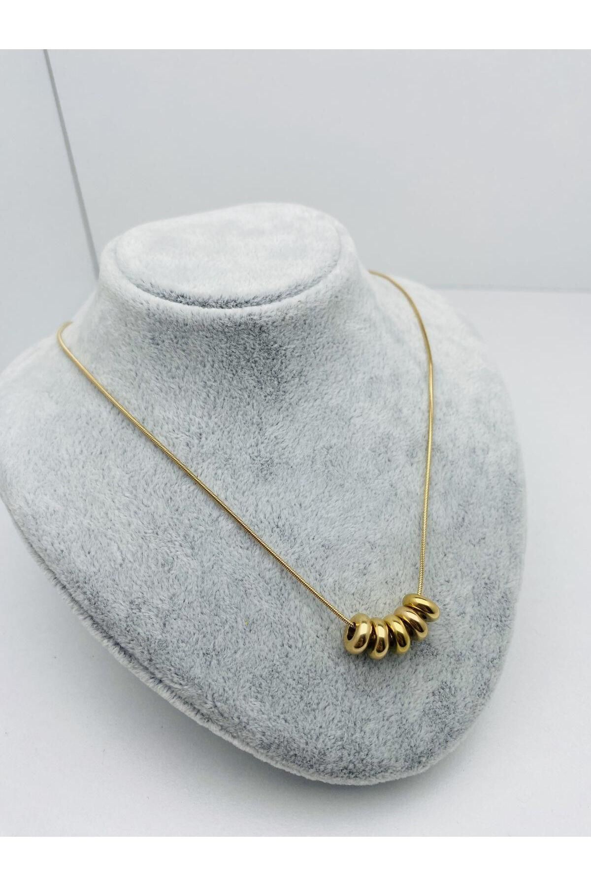 HEDİYELANDY Çelik Kolye (Gold) 010699