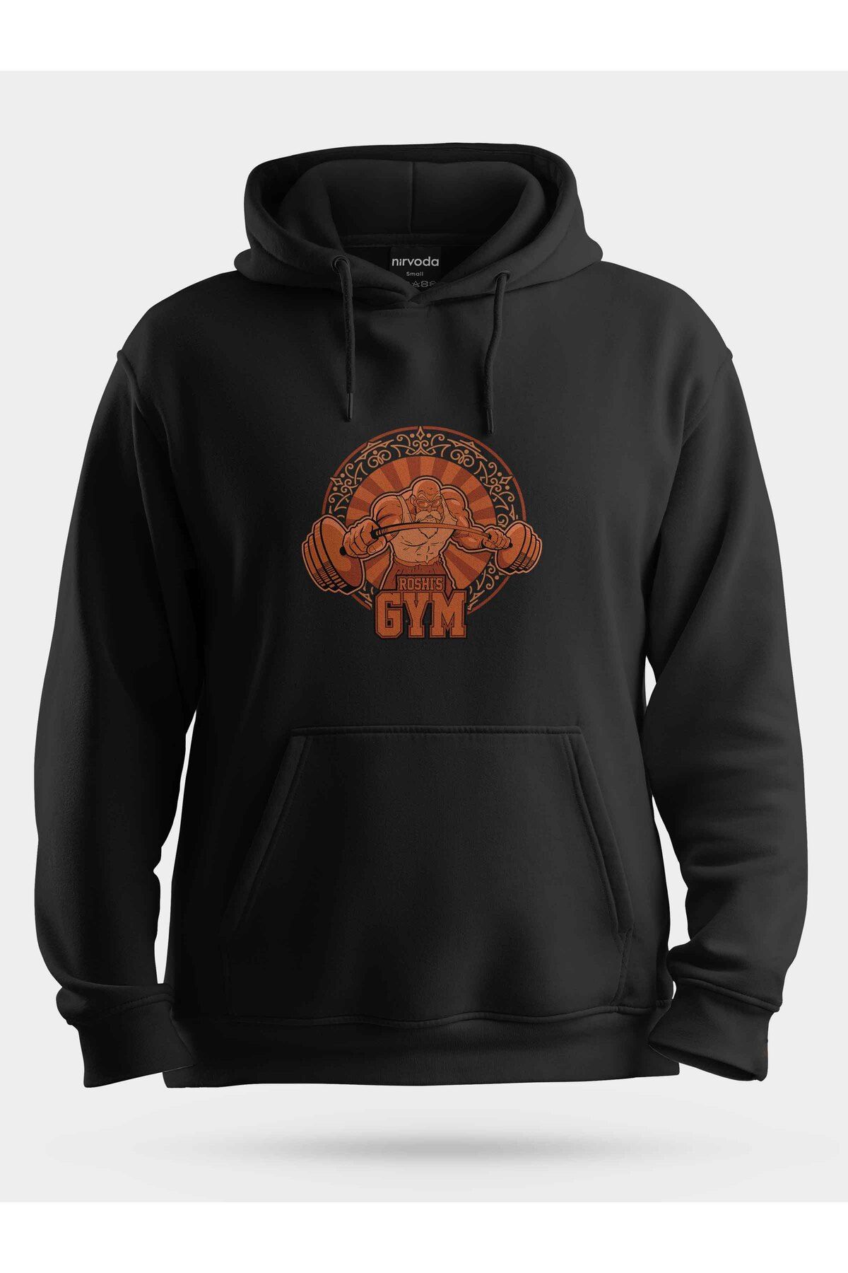 nirvoda Hanorac Cu Glugă Unisex Roshi Dragon Ball Gym Fitness Unisex - S