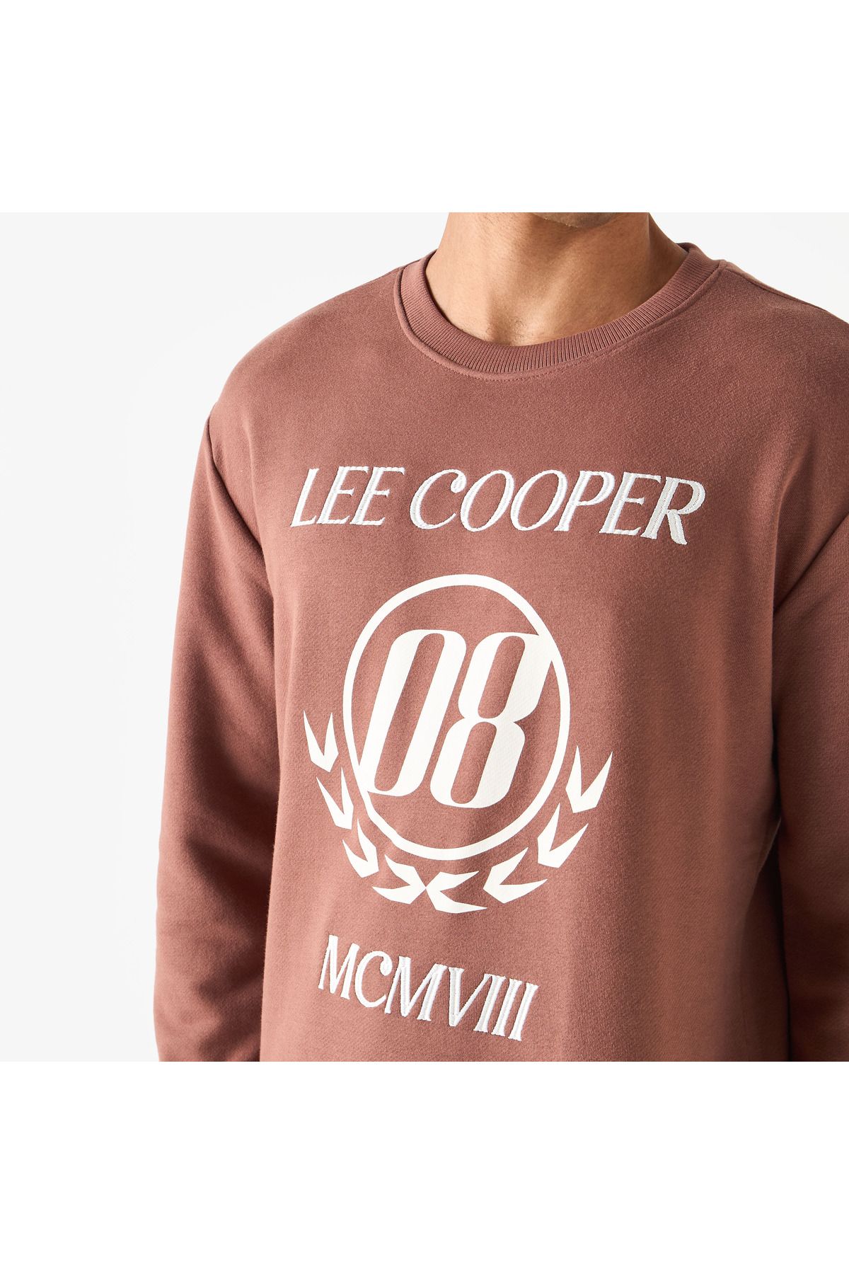 Lee Cooper-Printed Sweatshirt With Crew Neck 4