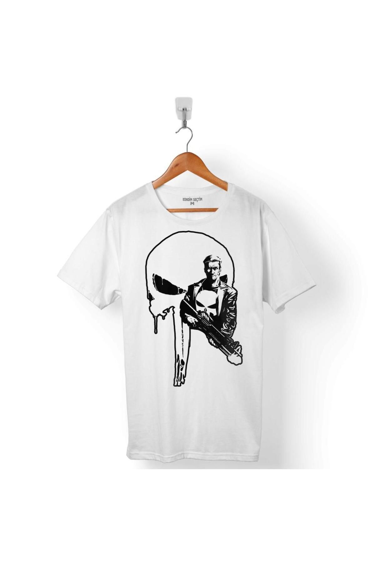 Kendim Seçtim Tricou Pentru Bărbați The Punisher Punisher Masculin - XL