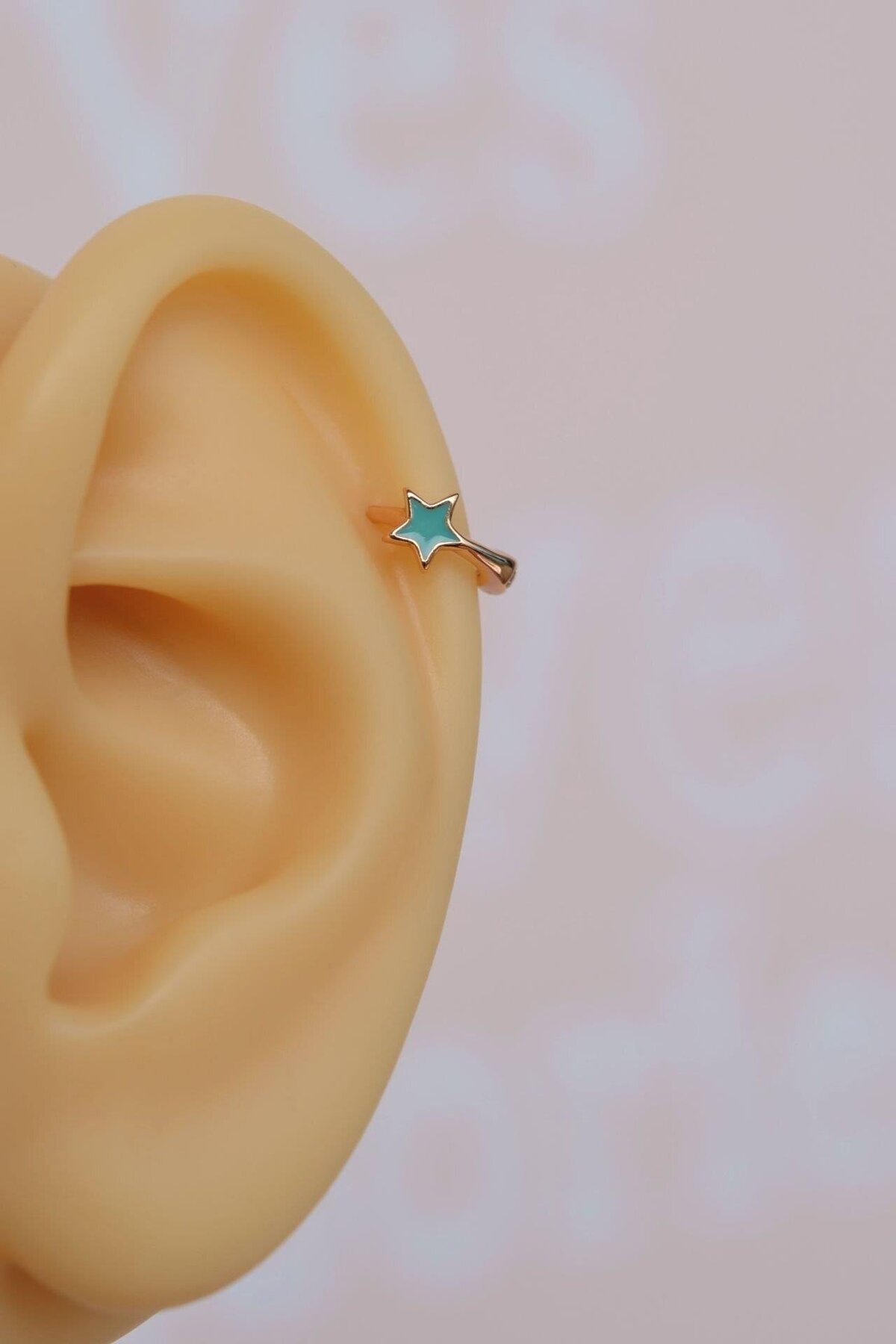 Sacce Scarves&Accessories Halka Model Mini Yıldızlı Tragus Piercing ...