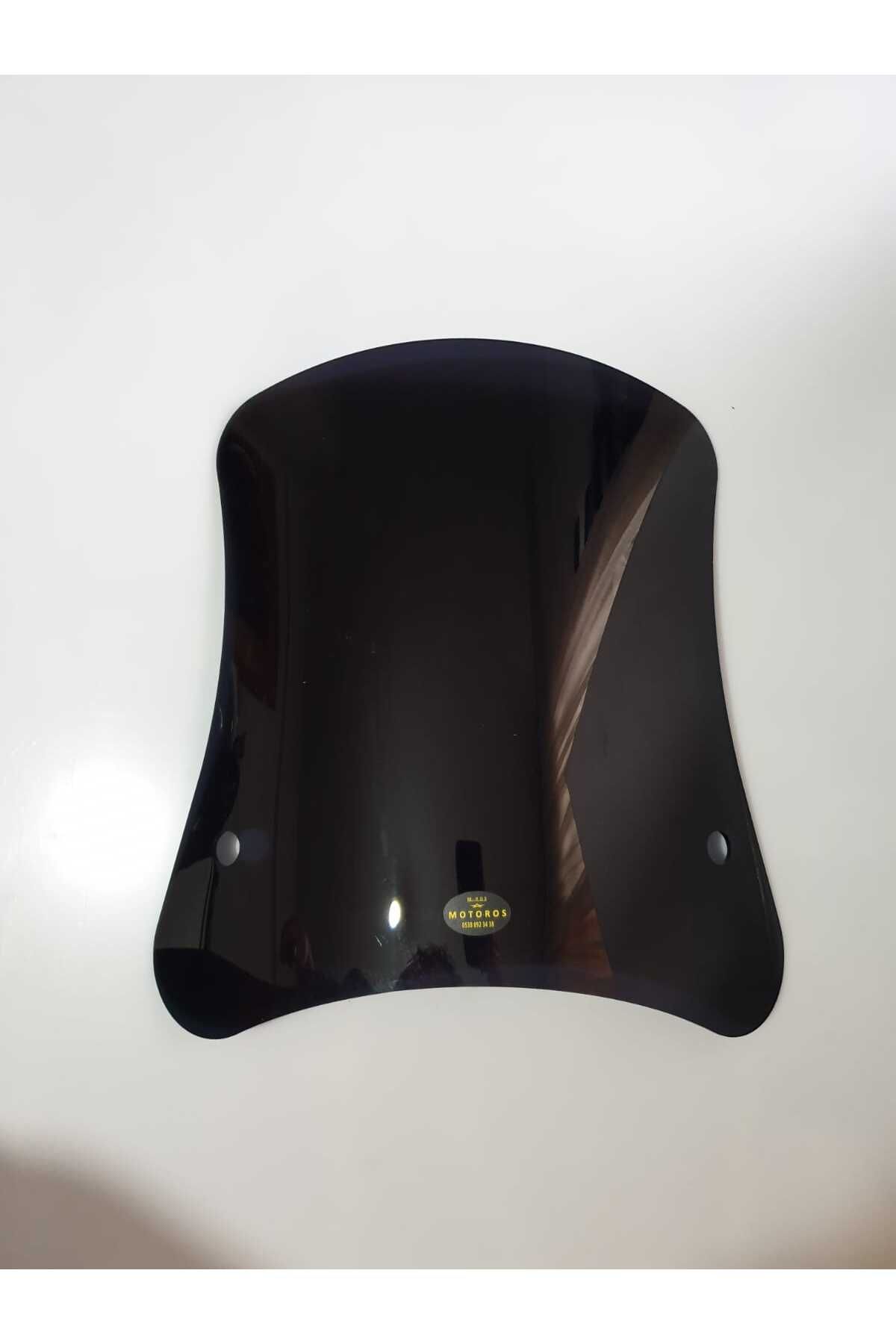 Vespa Gtv 300 Siperlik Ön Cam 2014 2016 Model 55cm Siyah Renkli 4mm APARAT GÖNDERİLMEYECEK