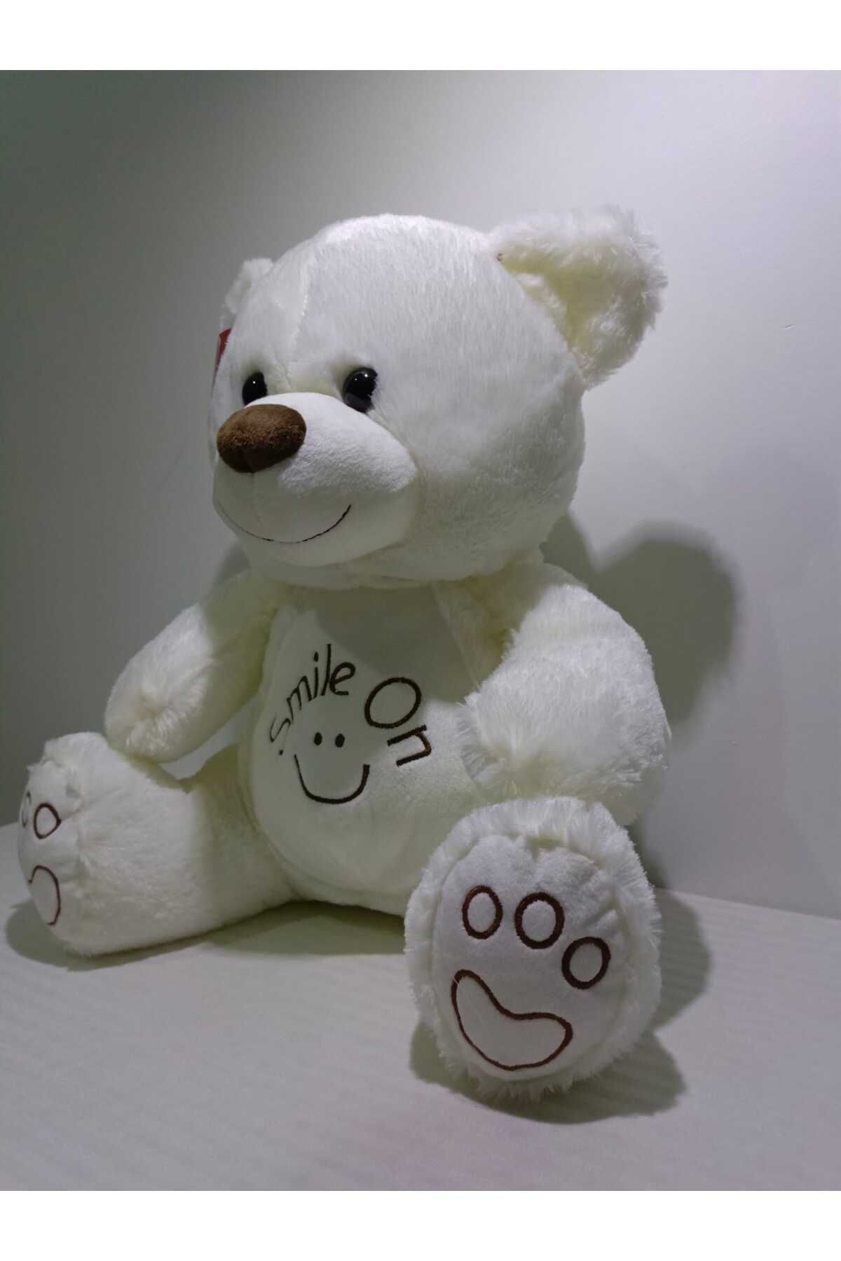 SELAY TOYS-Smile on Plush Belly Bear 40 cm 4