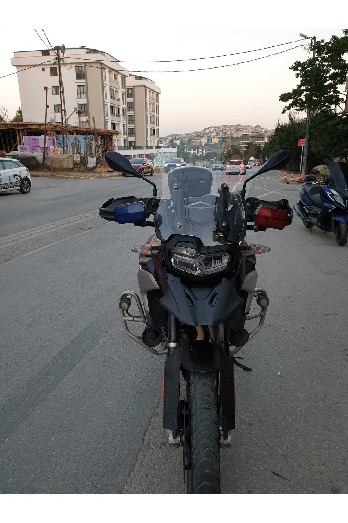Bmw F850 GS ADV Siperlik Ön Cam 2018-2023 Model 46cm Şeffaf Renkli 4mm