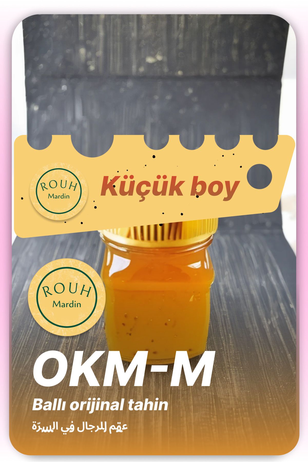 ROUH Mardin Ballı orijinal tahin OKM-M 66 g küçük boy