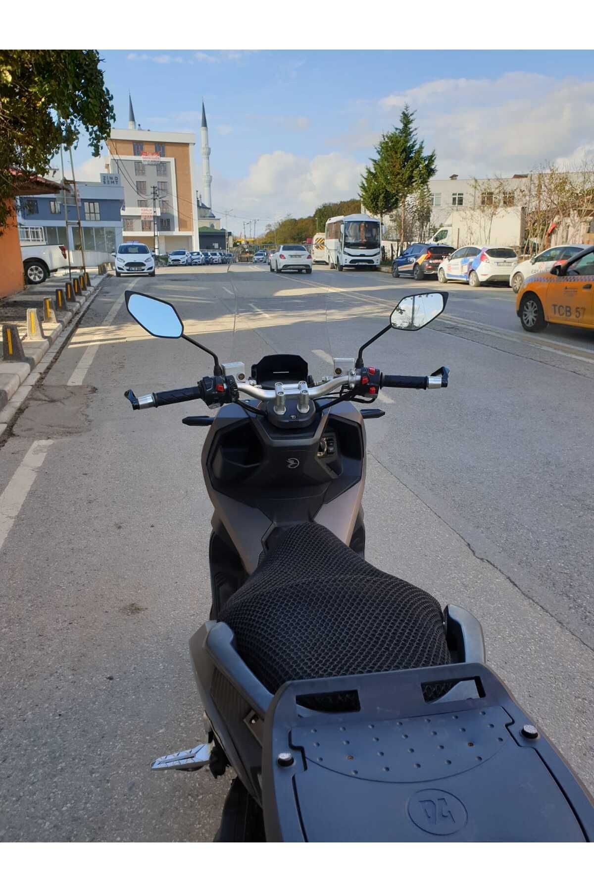 Falcon Trex 188 Siperlik Ön Cam 2022-2025 Model 65cm Şeffaf Renkli 4mm ORTA BOYLU CAM