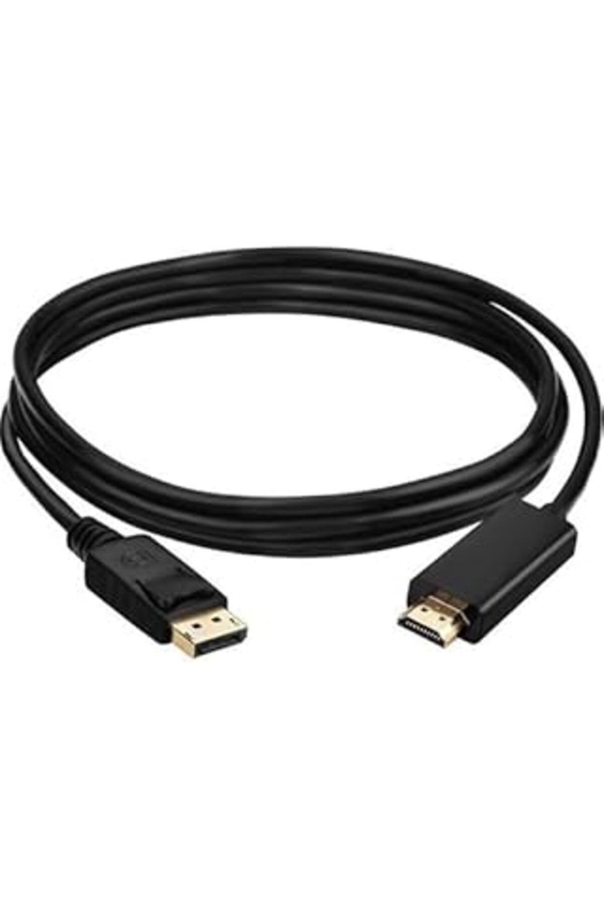 Genel Markalar Displayport To Hdmi 3 Metre Çevirici Dönüştürücü Adaptor Kablosu