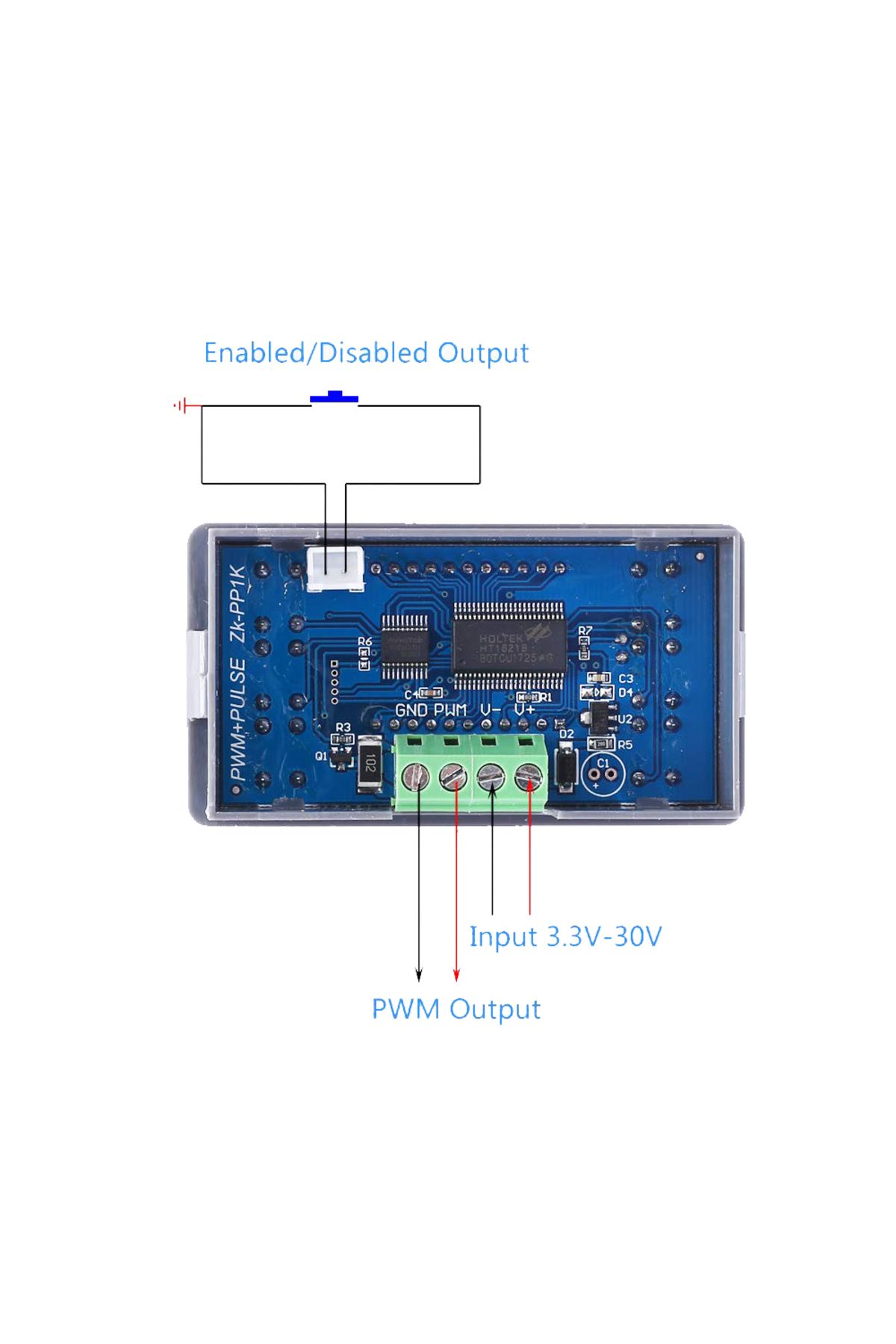 Gaqqee-Zk-pp1k Dual Mode Signal Generator Lcd Pwm 1-channel 1hz-150khz Pwm Pulse Frequency Duty Cycle Ad... 4