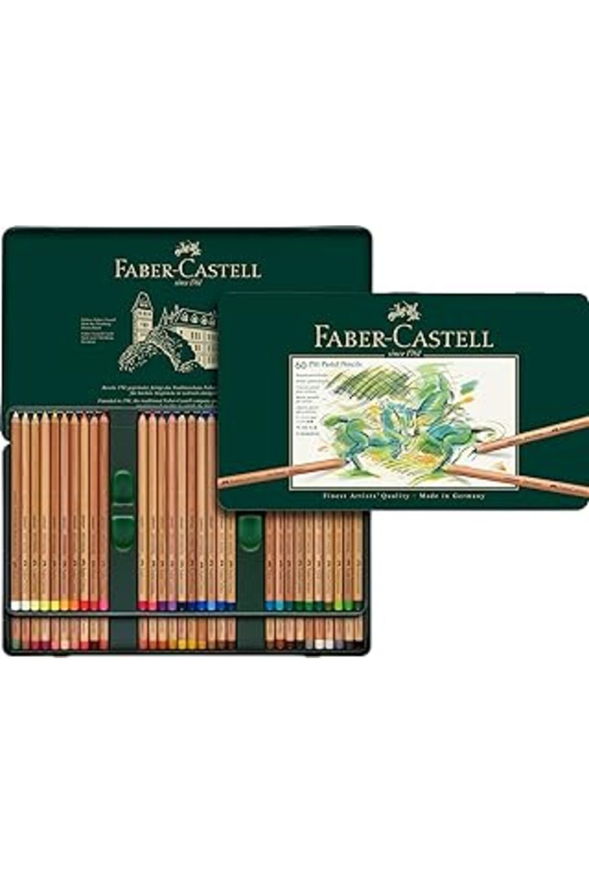 Cepahir -castell 5190112160 Pitt Pastel Boya Kalemi, 60 Renk