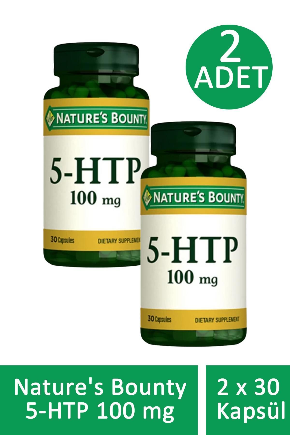 Nature's Bounty 5-HTP 100 mg 30 Kapsül 2 ADET